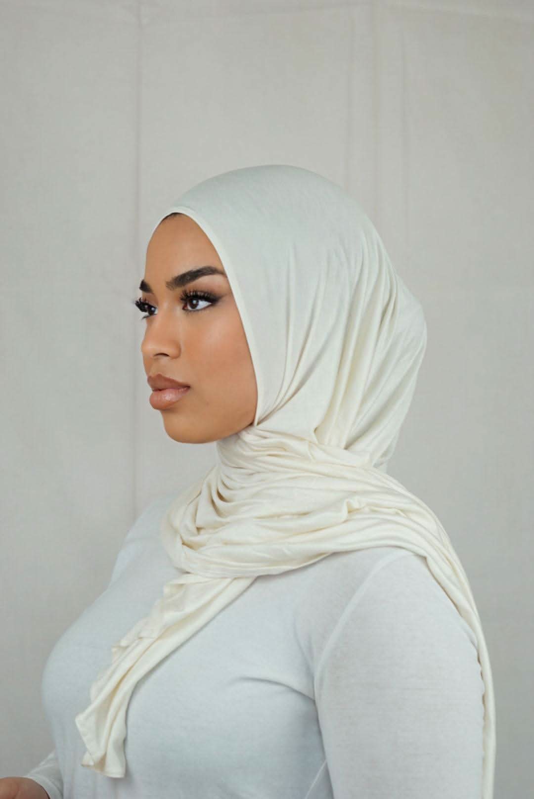 Jersey to go - creme white - Losyana.Shop