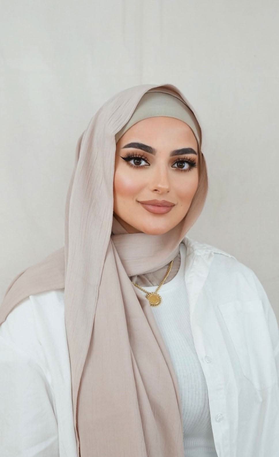 Crinkle - warm beige - Losyana.Shop