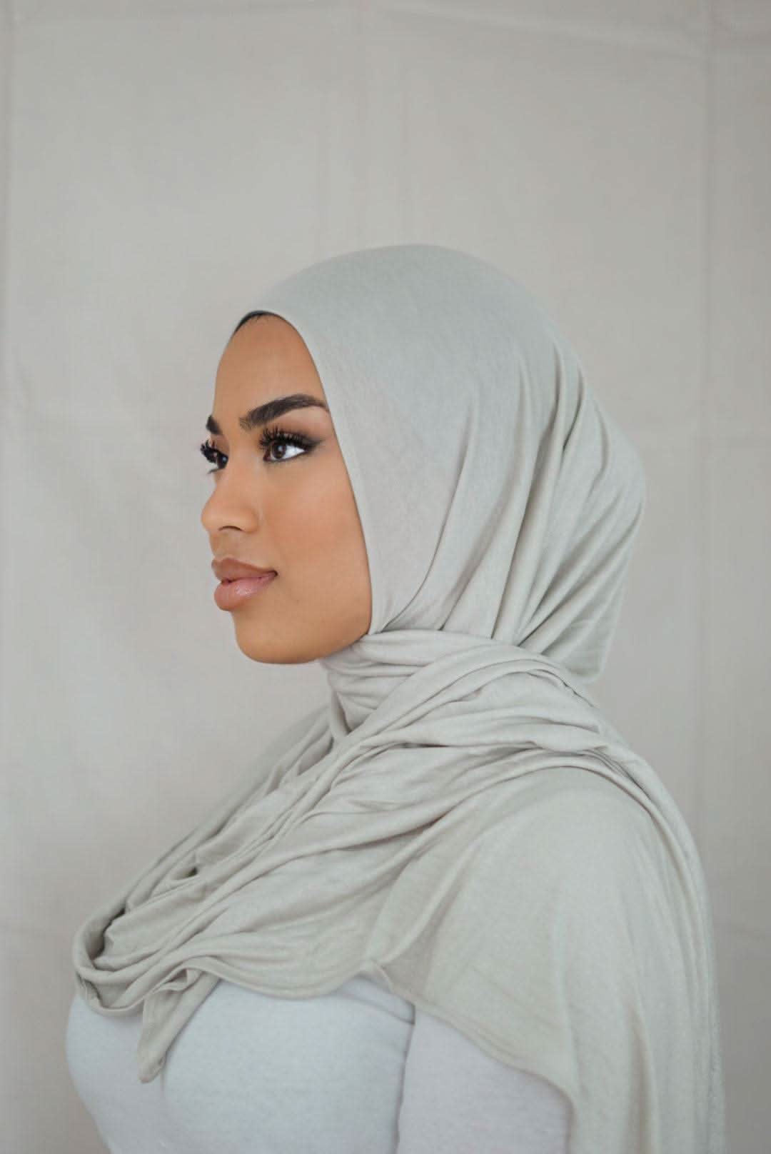 Jersey to go - grey white - Losyana.Shop