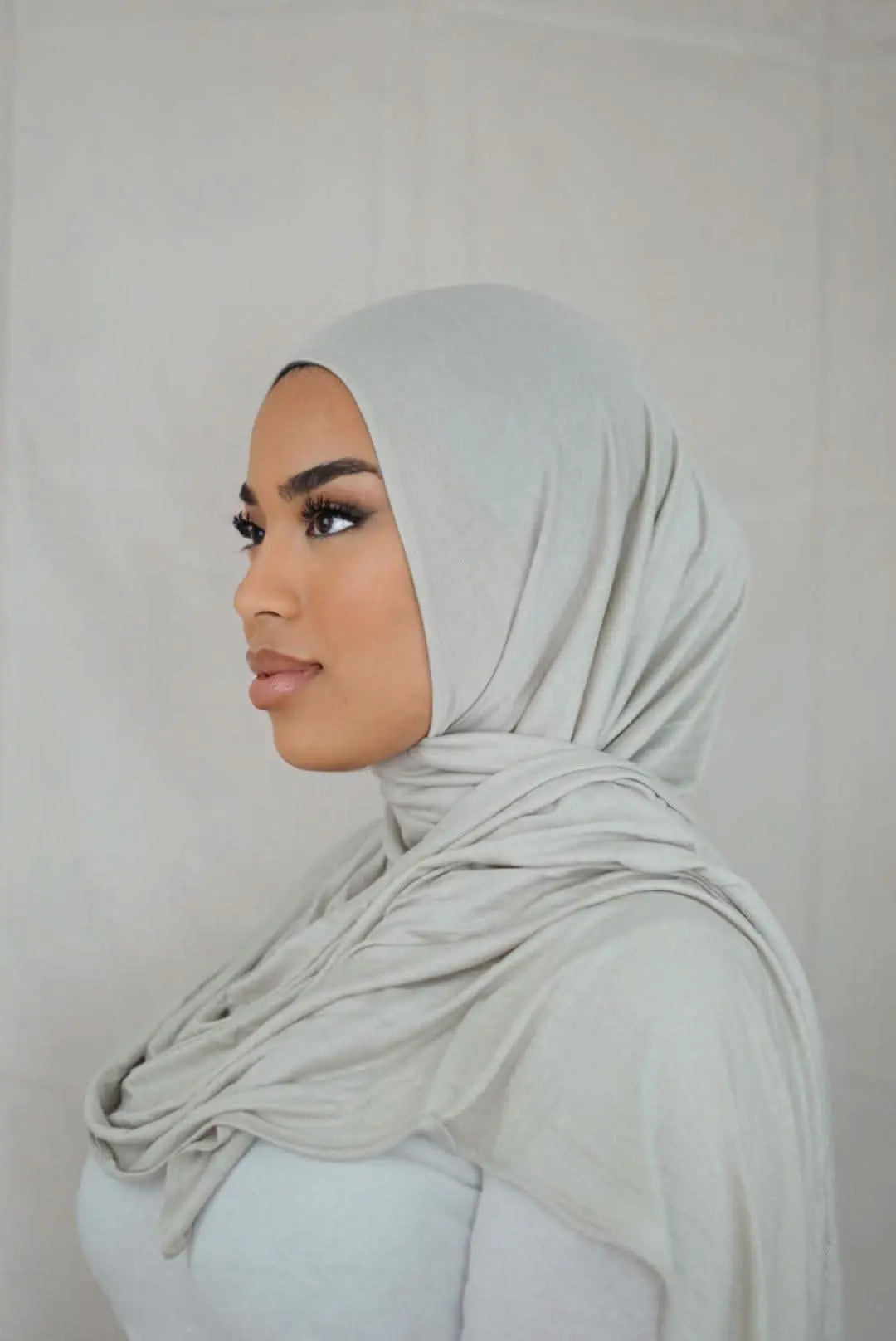 Jersey to go - grey white - Losyana.Shop