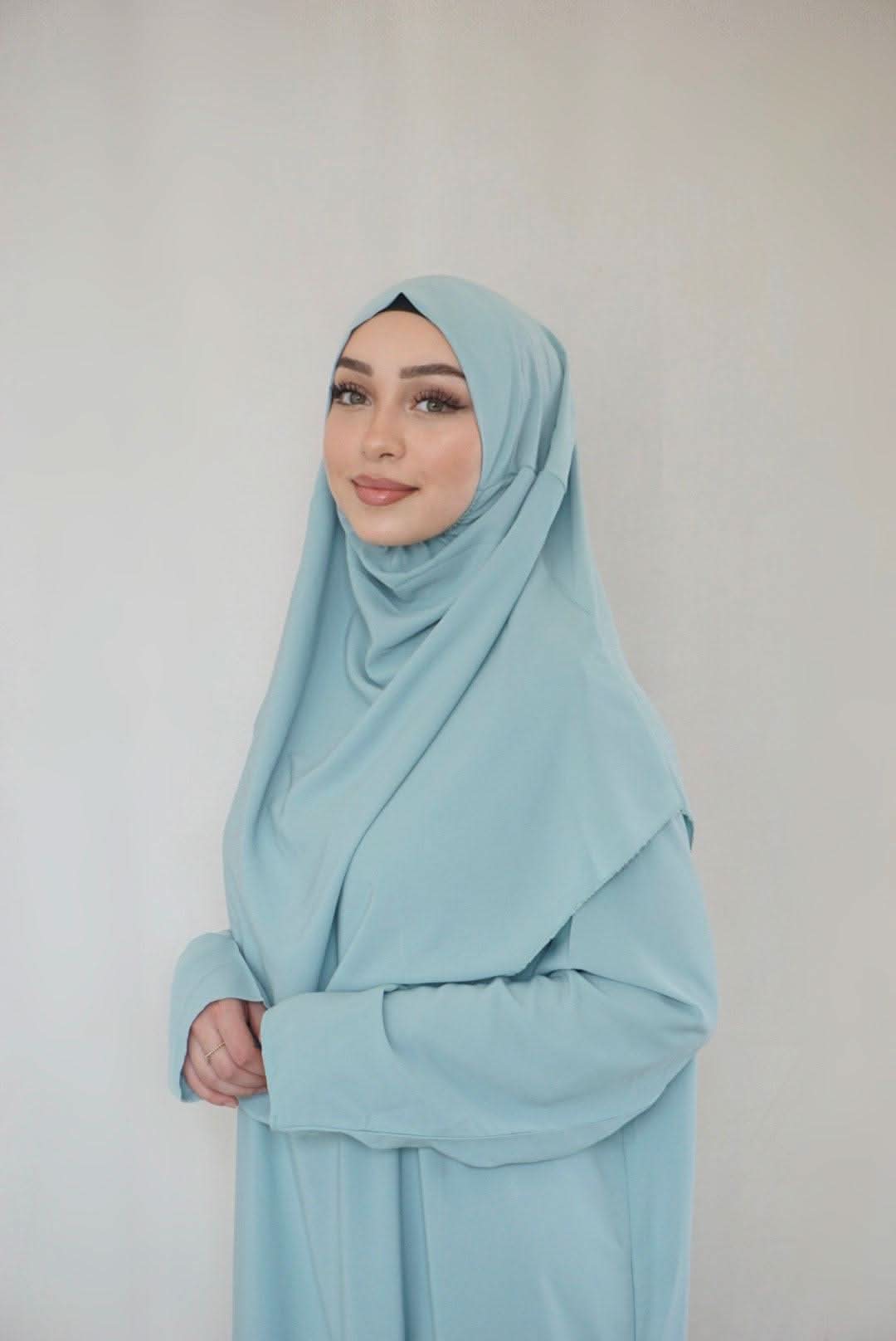 Gebetskleidung Medina Seide - Mint - Losyana.Shop