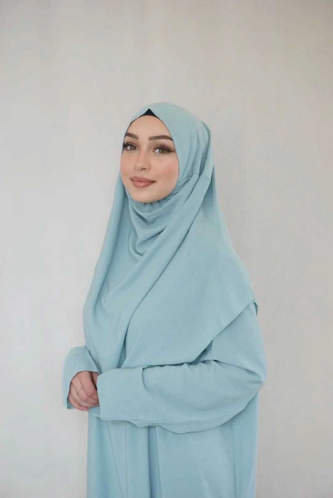 Gebetskleidung Medina Seide - Mint - Losyana.Shop