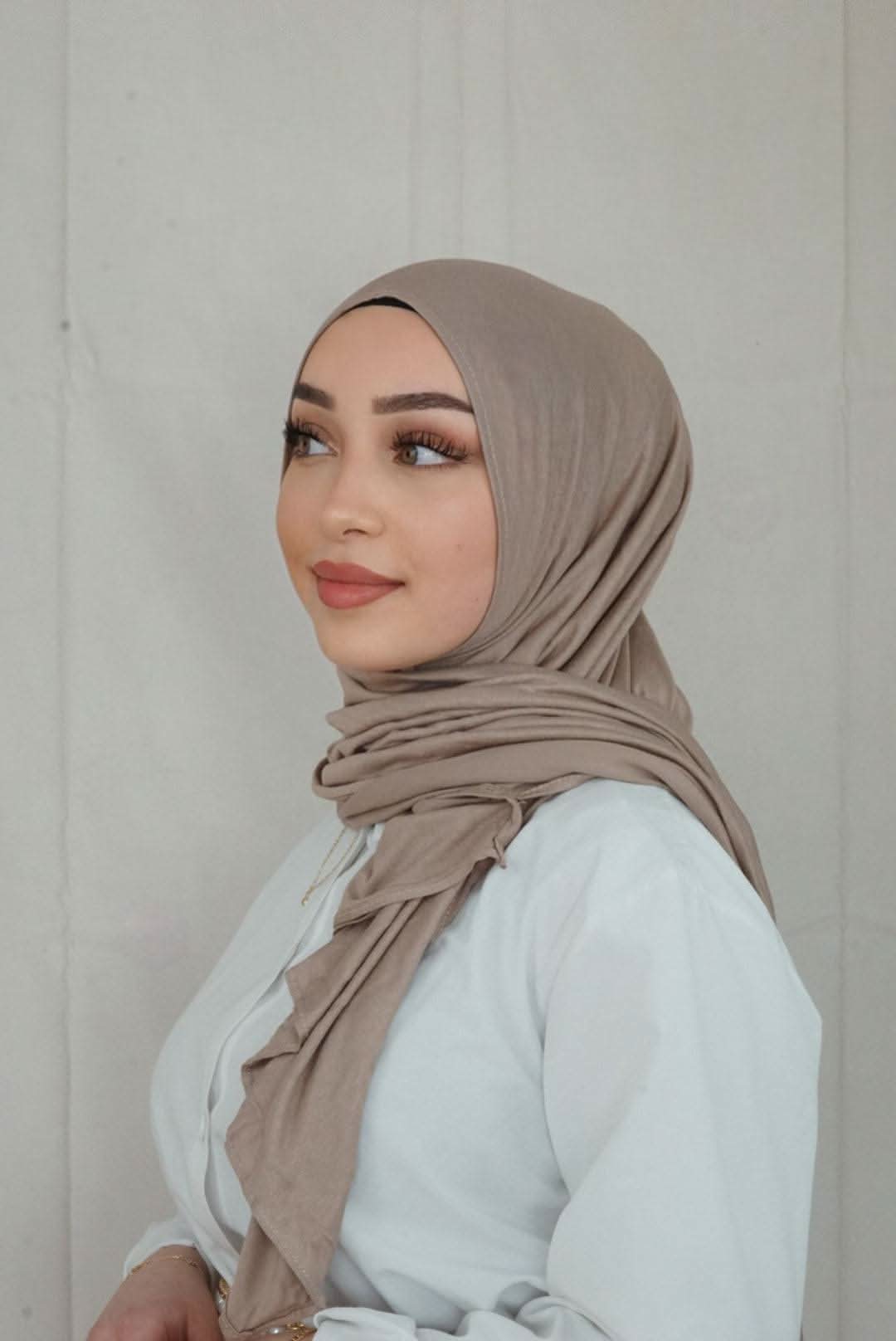 Jersey to go - taupe - Losyana.Shop