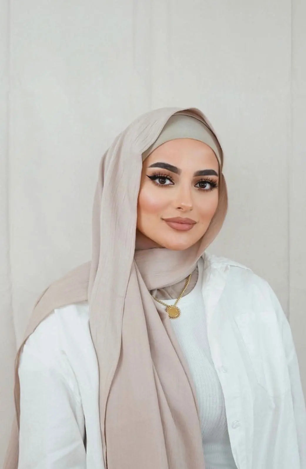 Crinkle - warm beige - Losyana.Shop