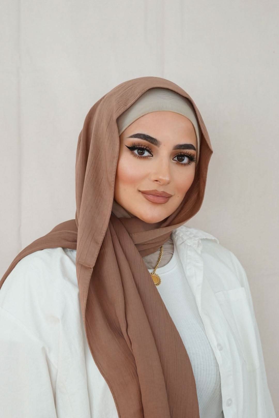 Crinkle - warm brown - Losyana.Shop