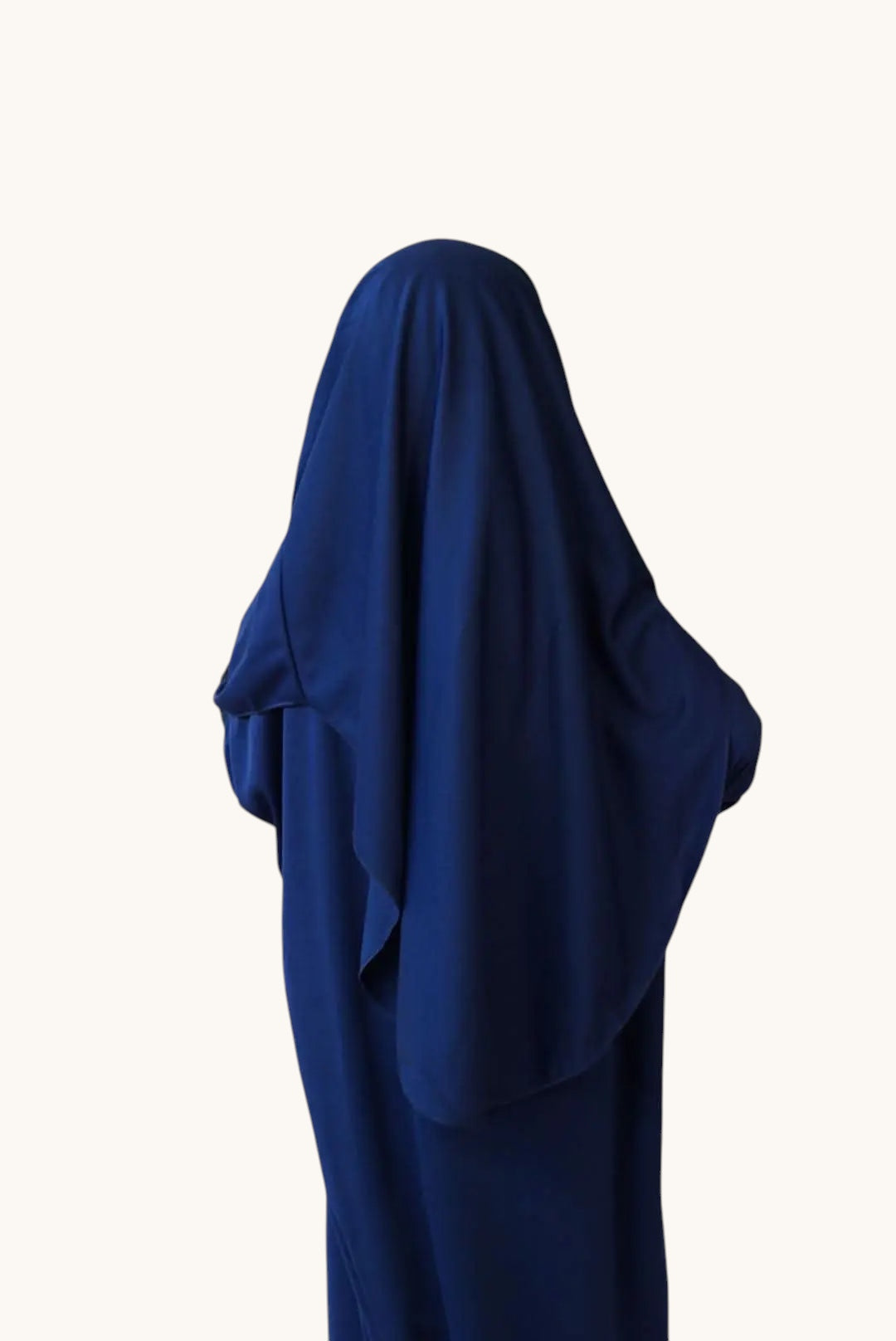 LOSYANA royal blue jersey prayer dress for children, soft and comfortable fabric for daily prayer