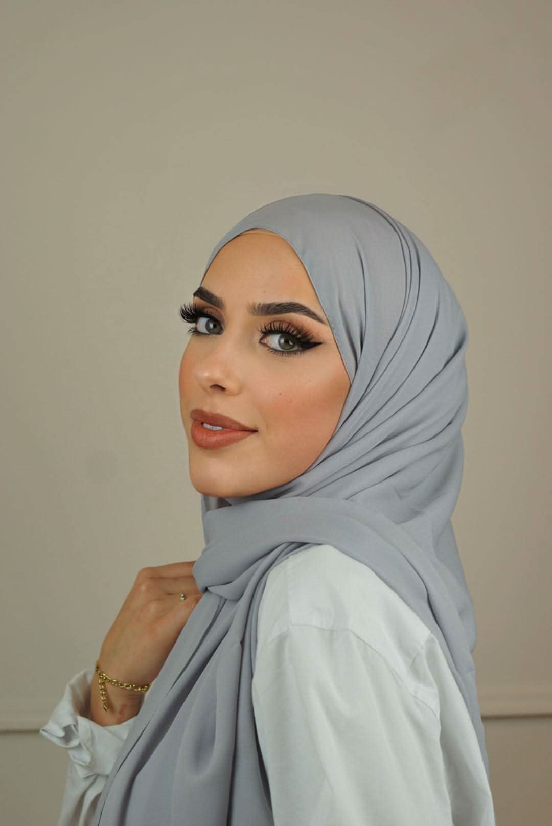 Medina Seide - Light Grey - Losyana.Shop