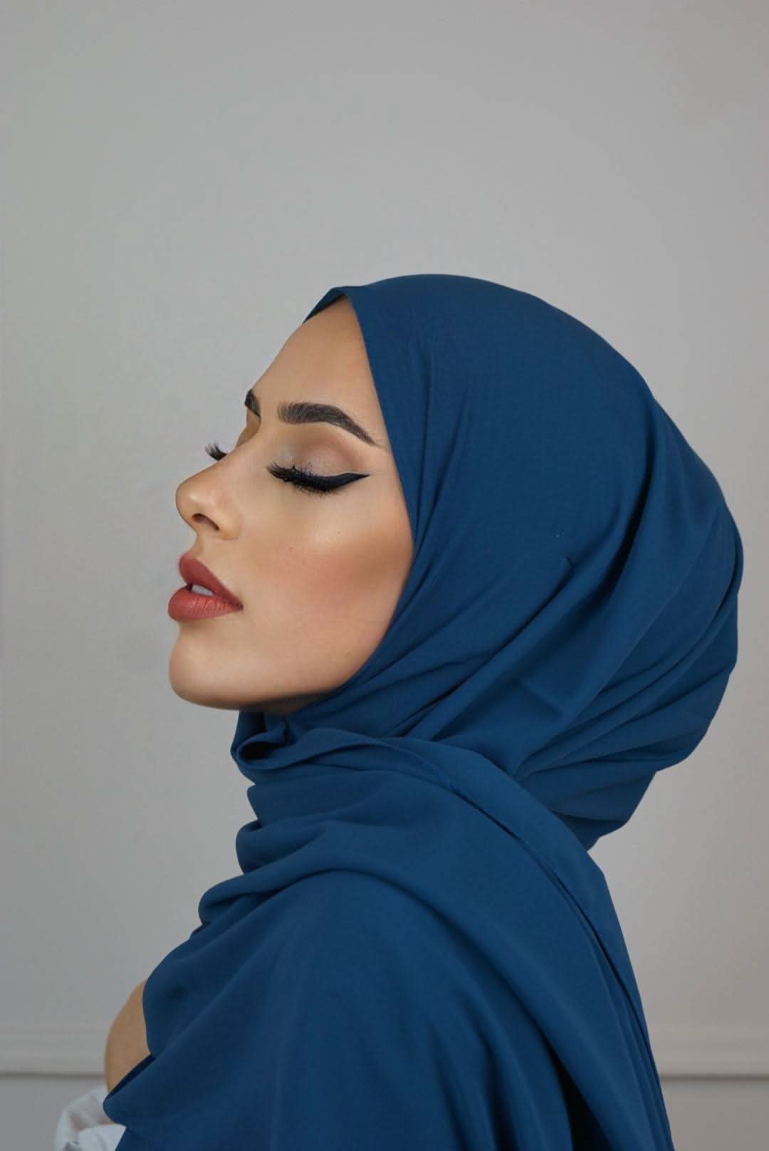 Medina Seide - Royal Blue - Losyana.Shop