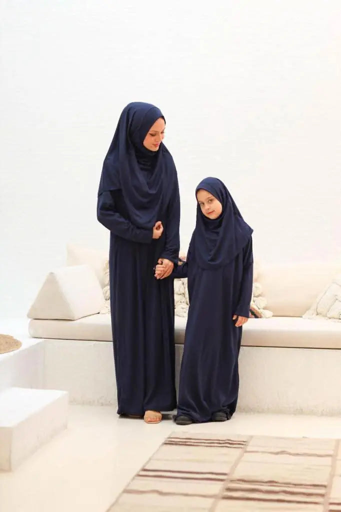 Gebetskleidung Medina Seide - Royal Blue - Losyana.Shop