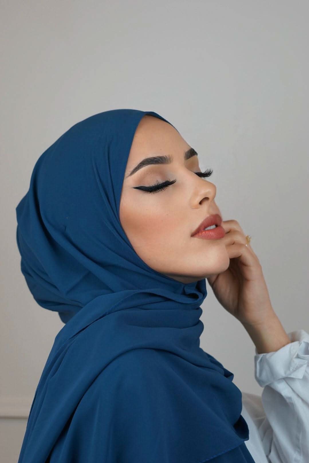 Medina Seide - Royal Blue - Losyana.Shop