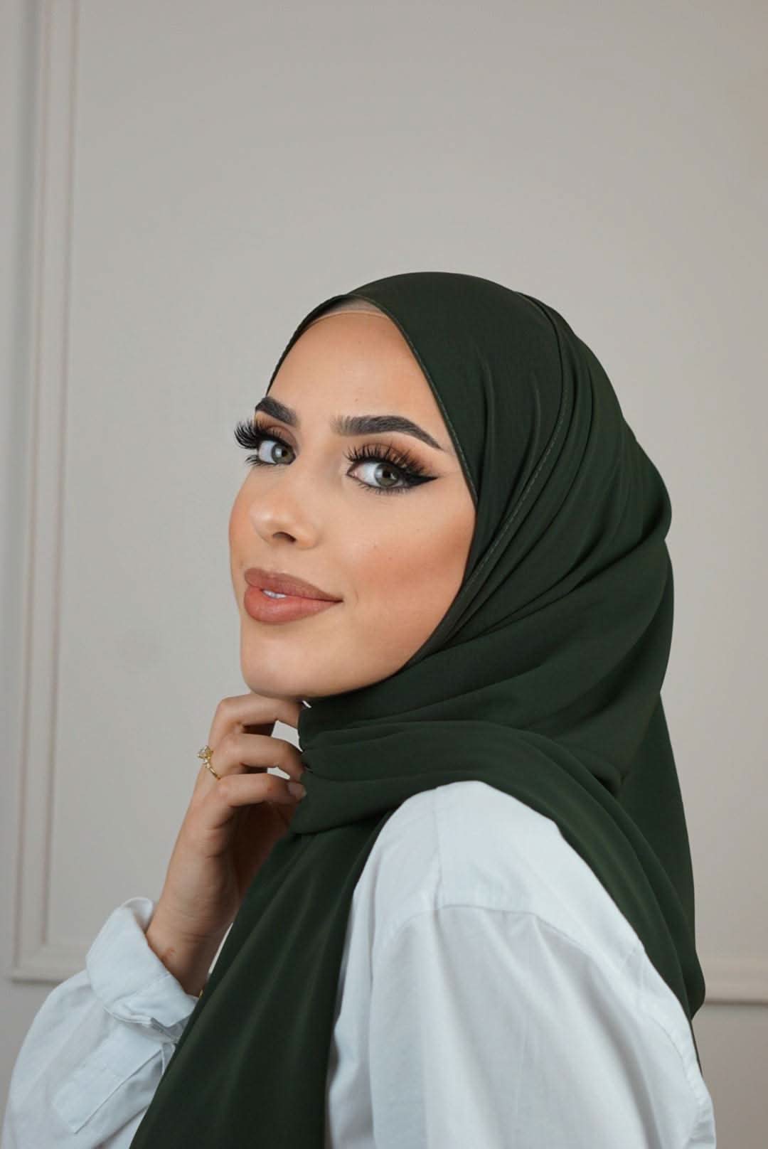 Medina Seide - Firs Green - Losyana.Shop