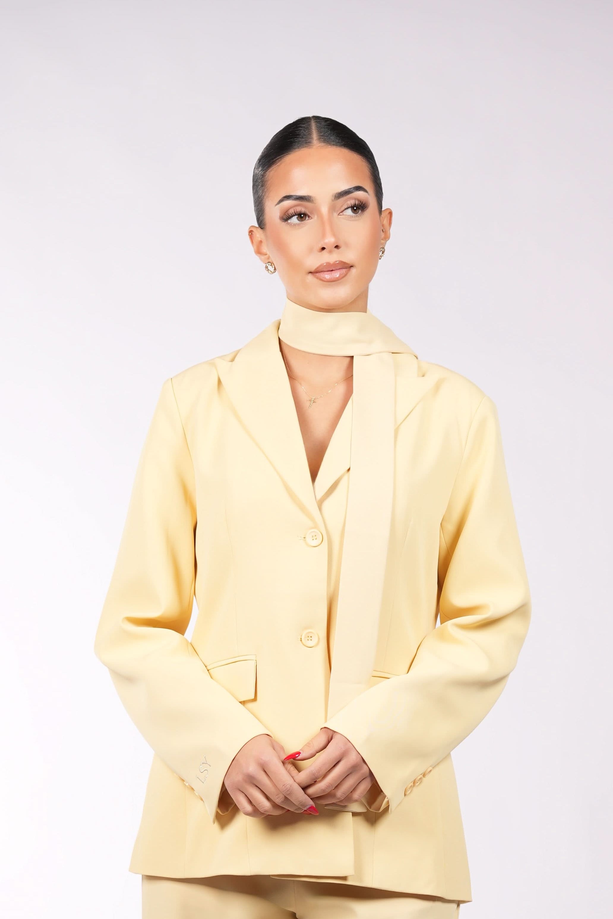the palais blazer - butter yellow - Losyana.Shop