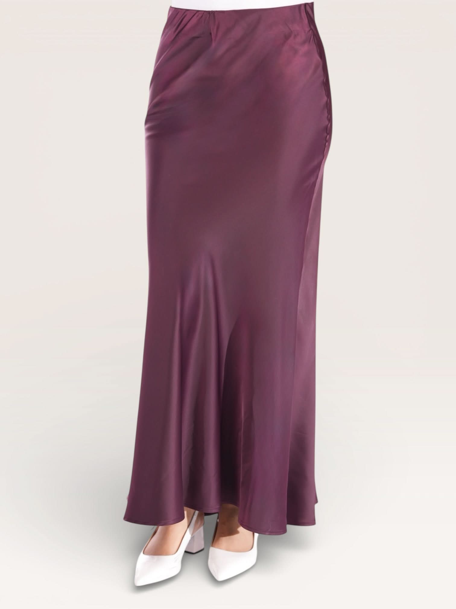 silk muse skirt - purpur - Losyana.Shop