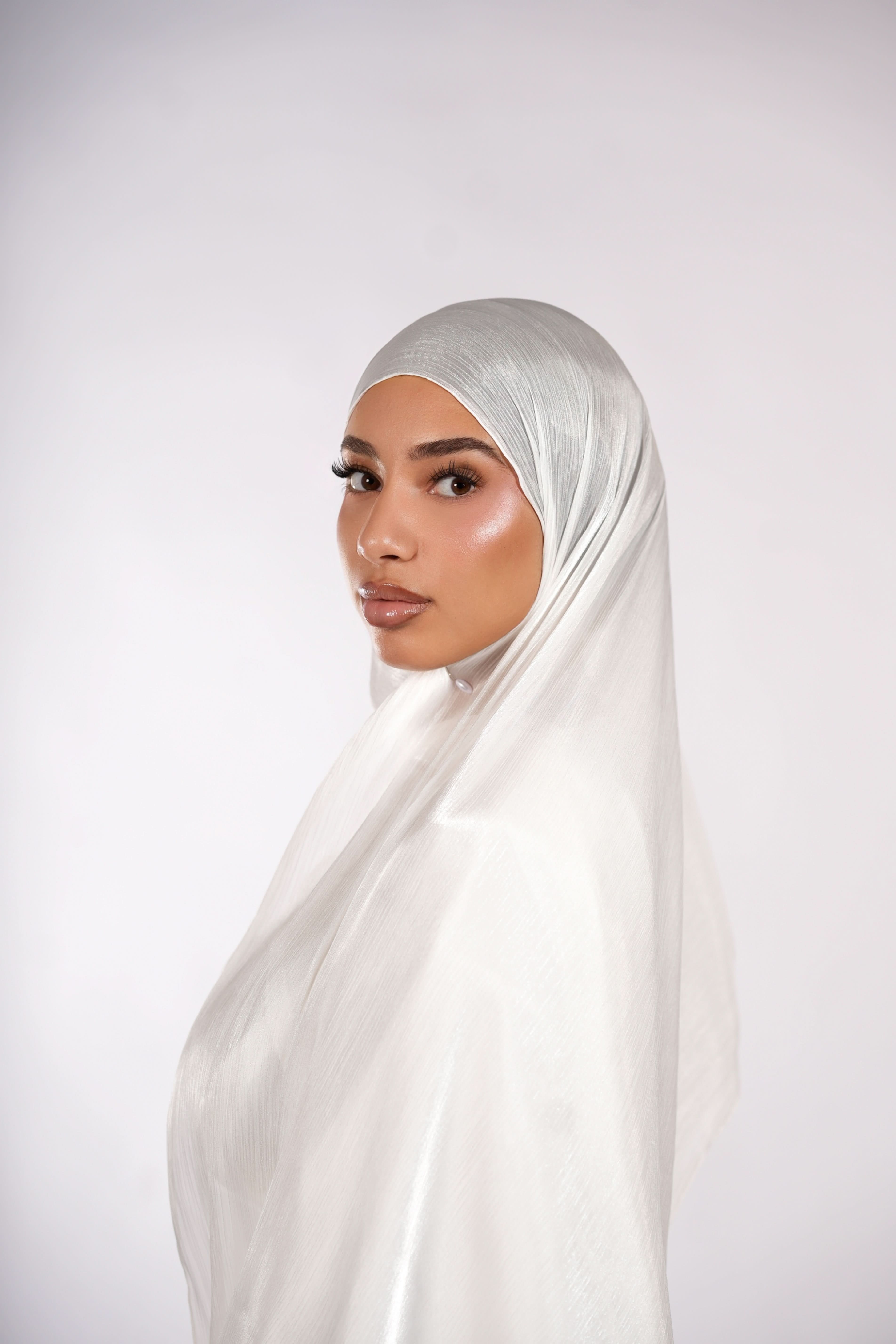 Organza Hijab - White - Losyana.Shop
