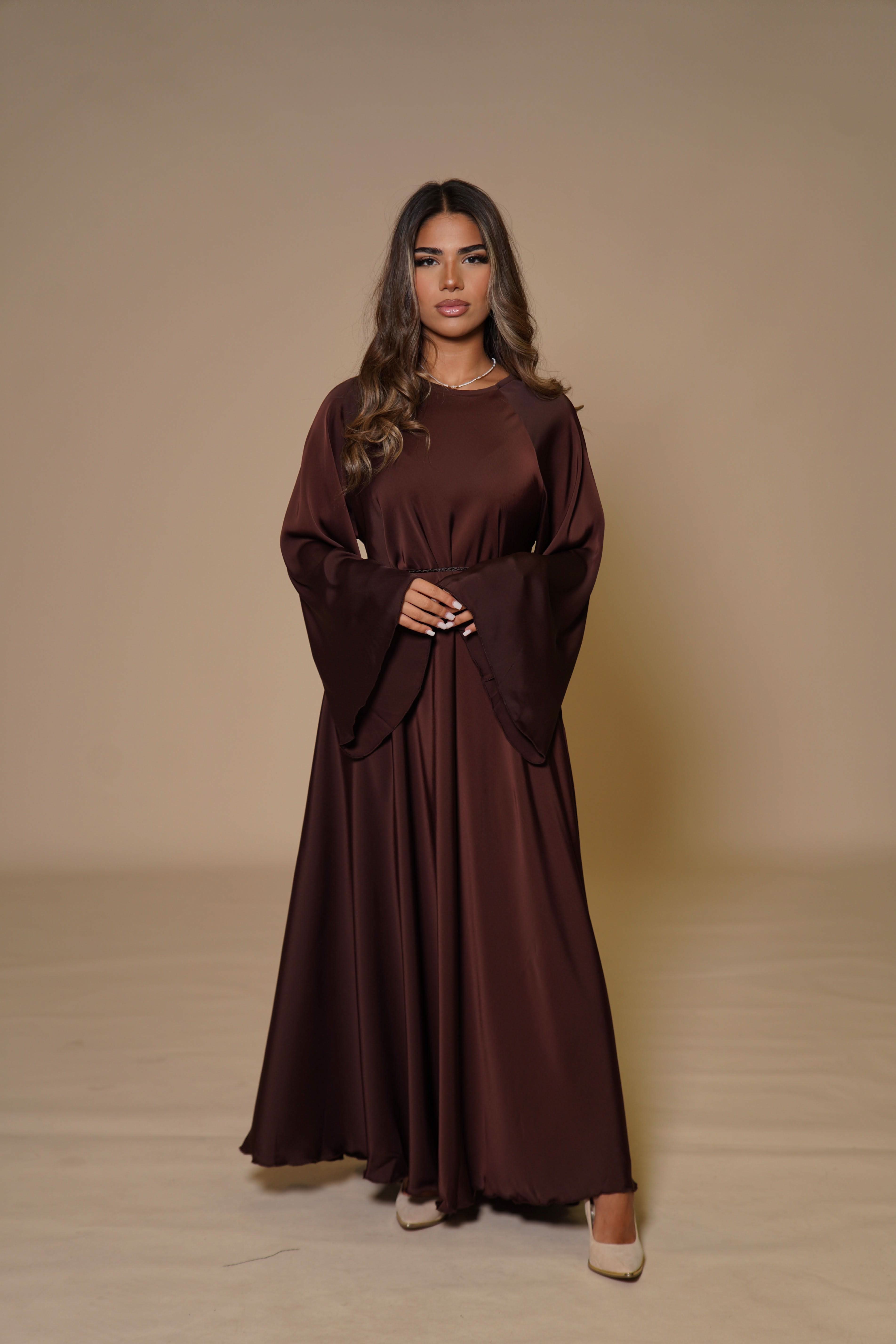 A Line dress - brown sugar - Losyana.Shop