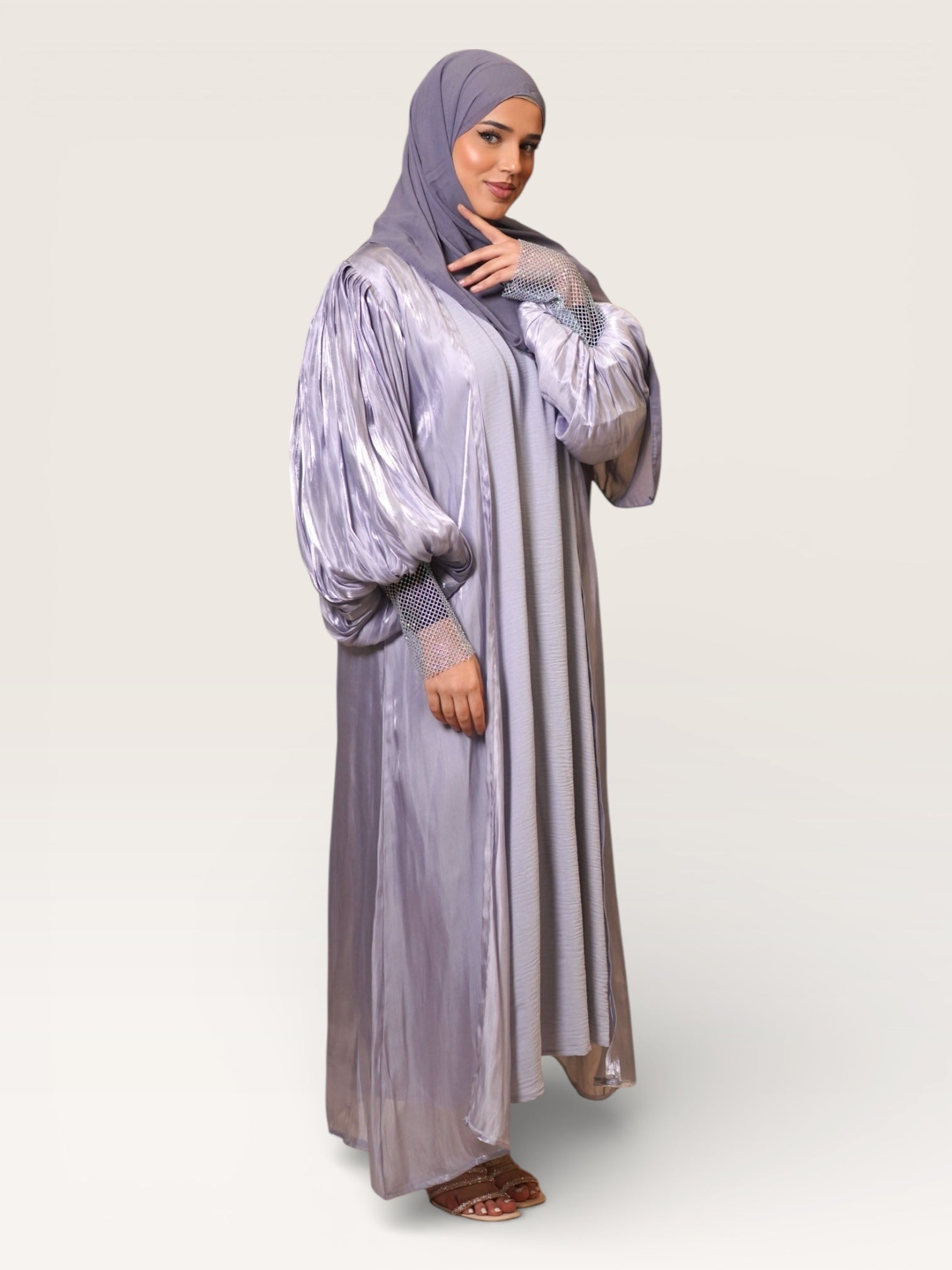 Abaya des Émirats - lavande