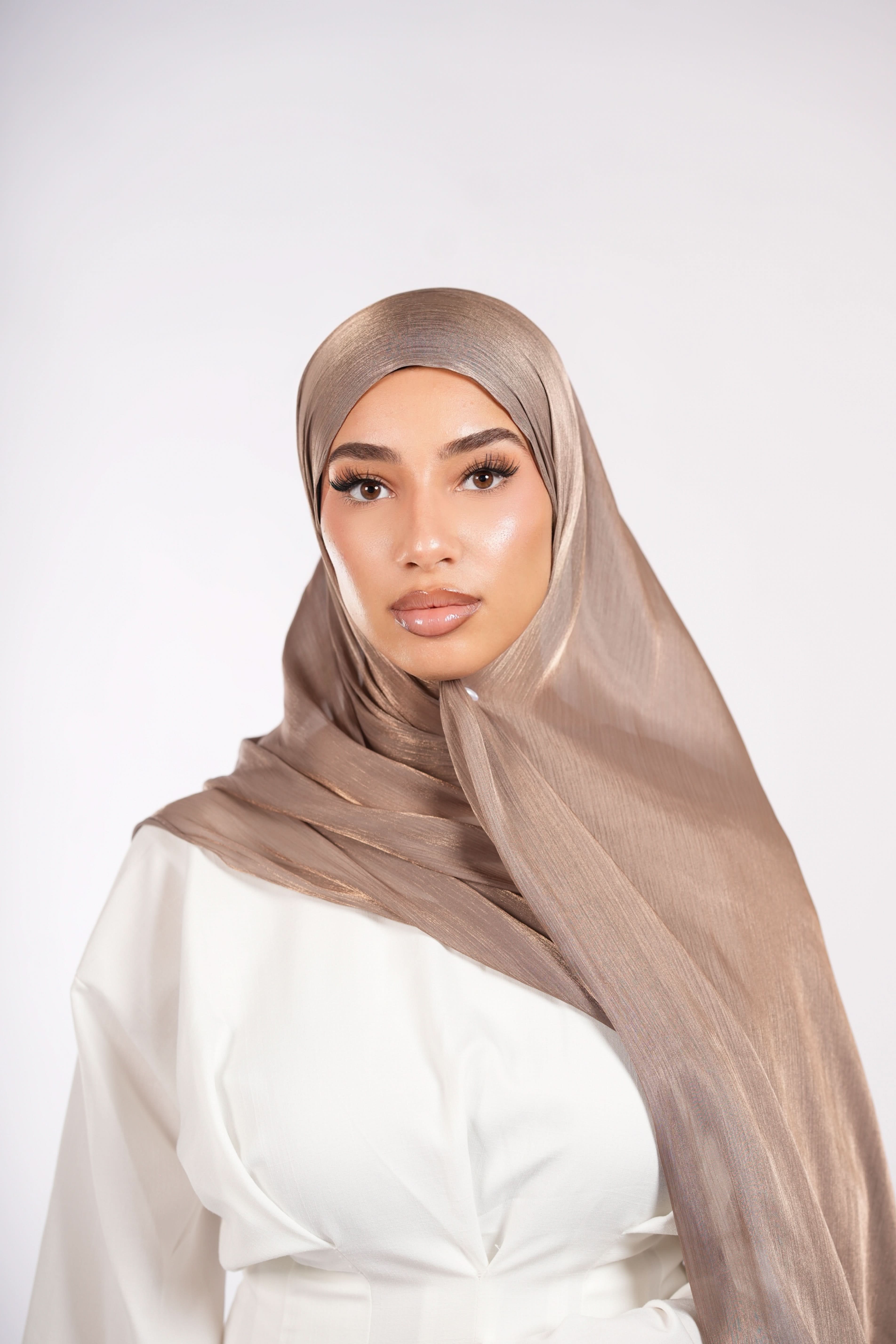 Organza Hijab - Nude - Losyana.Shop