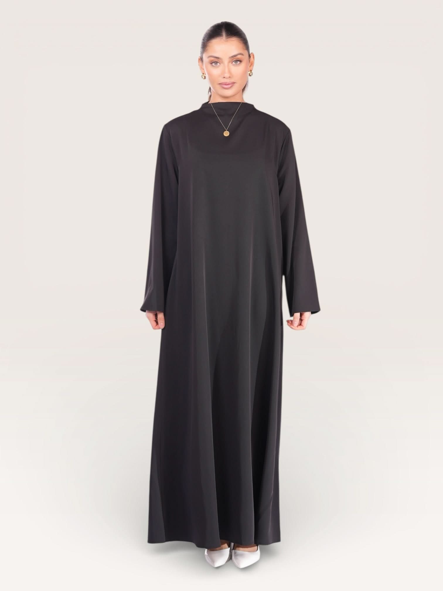 kimono abaya - black
