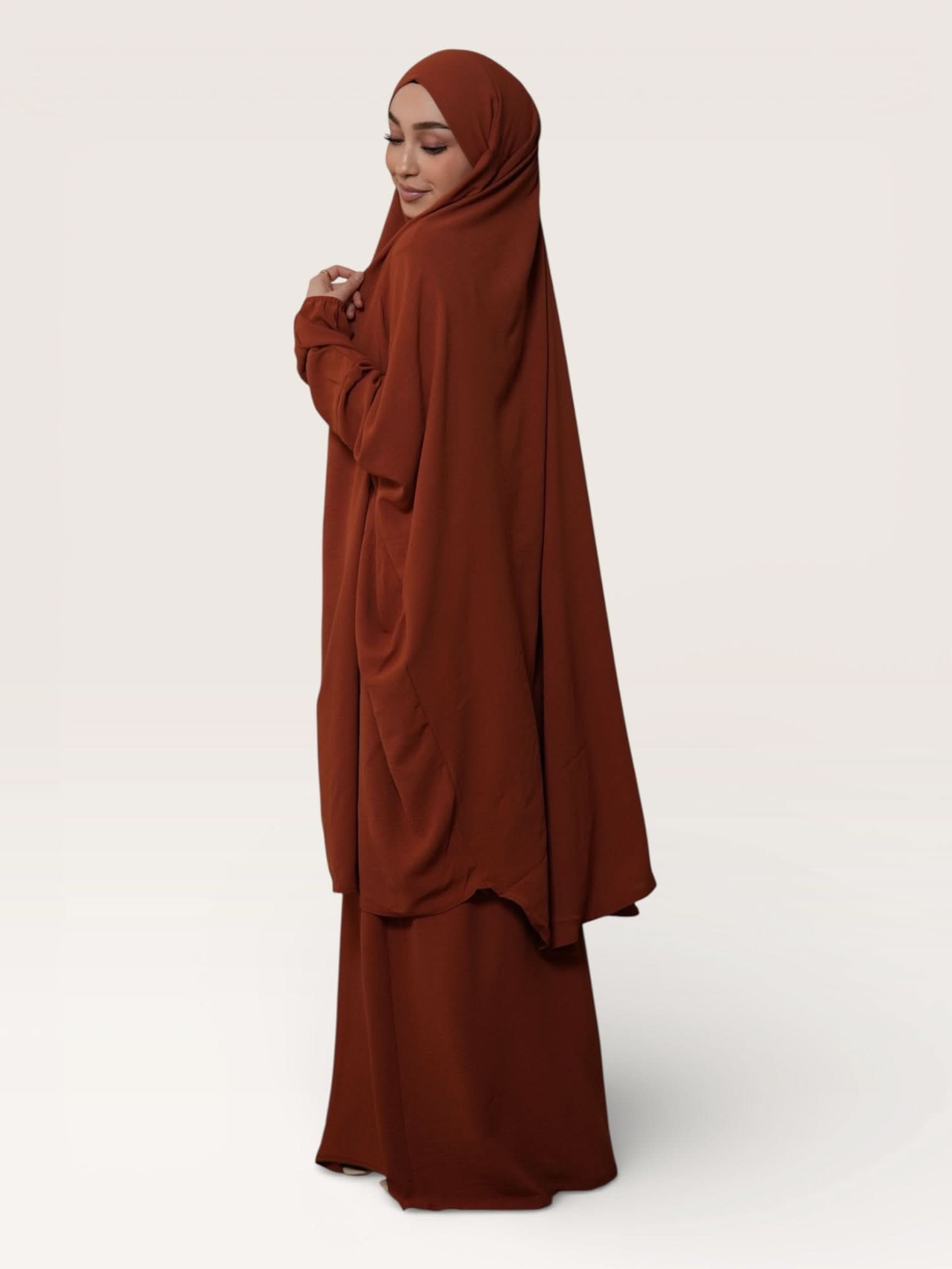jazz jilbab - red - Losyana.Shop