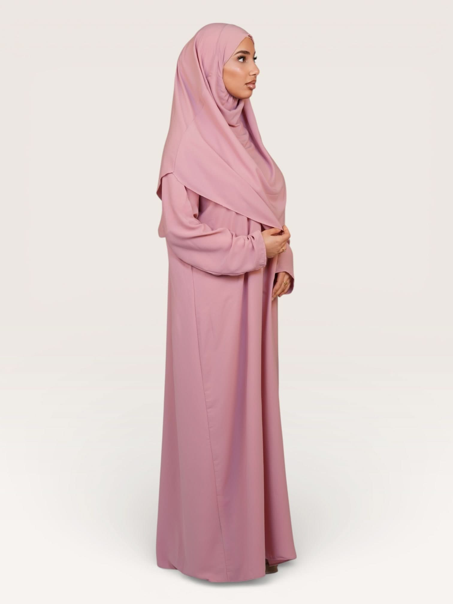 prayer dress medina - rose - Losyana.Shop