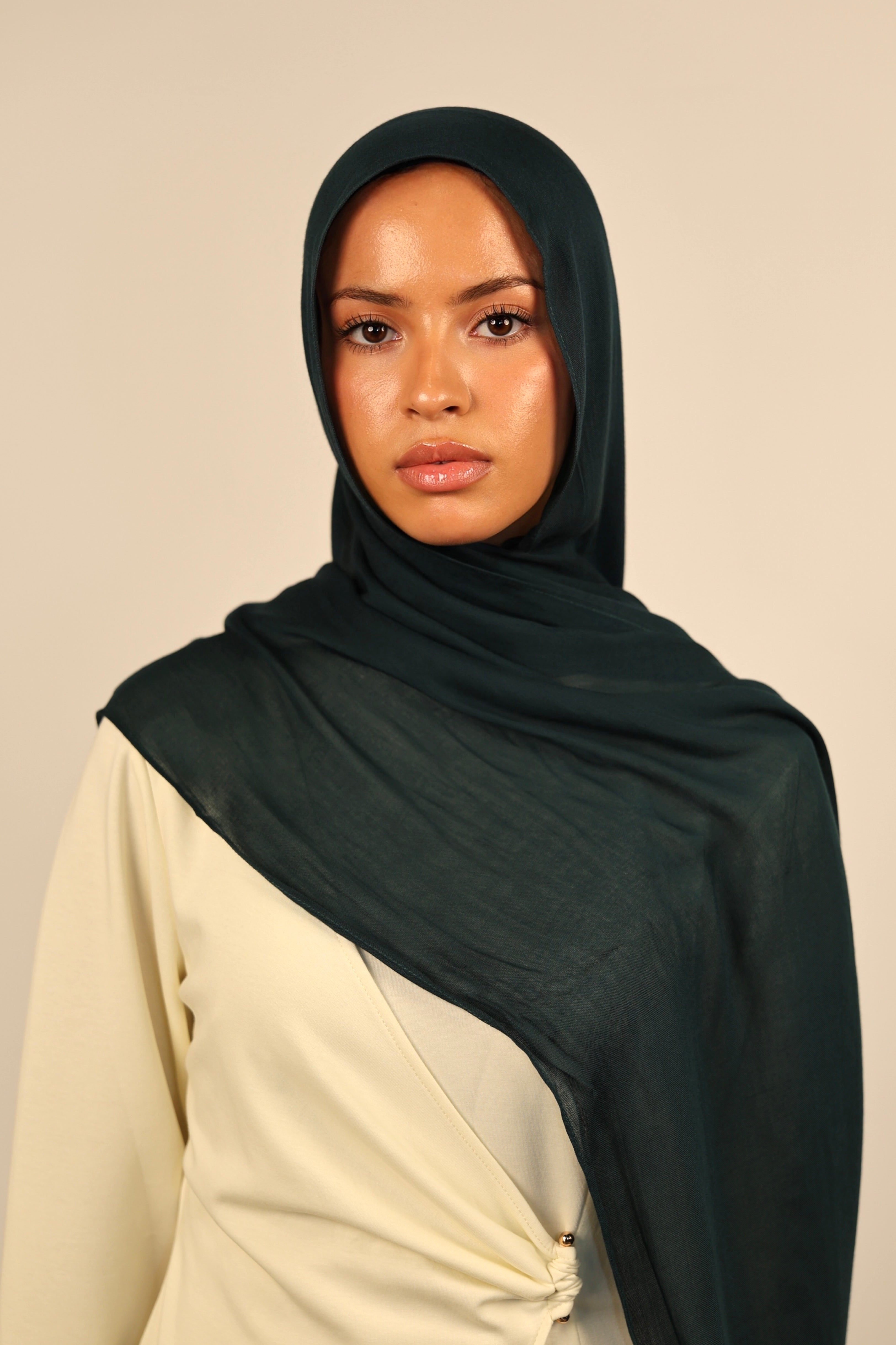 Lightweight Modal Hijab - Teal Green