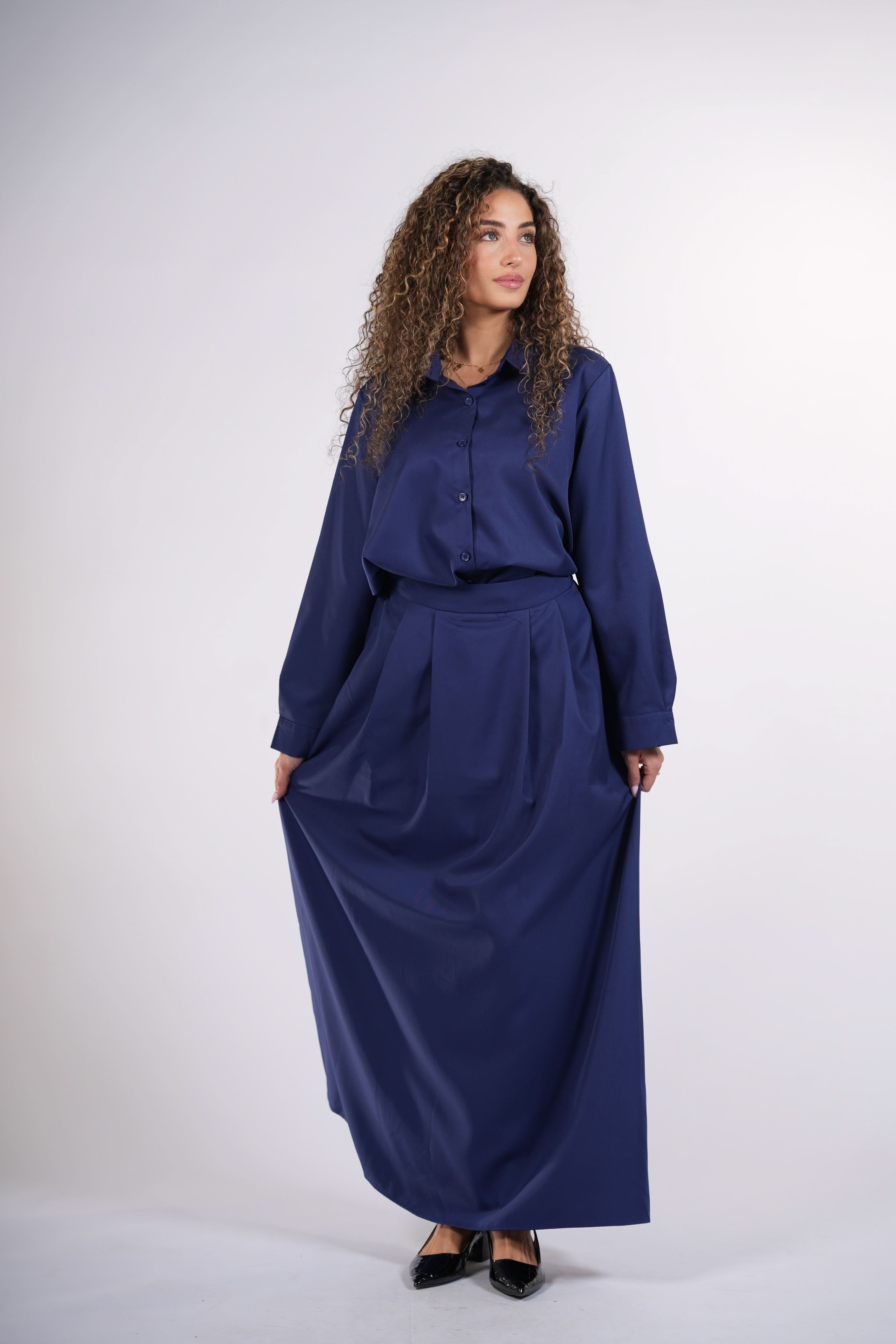 timeless skirt - navy - Losyana.Shop