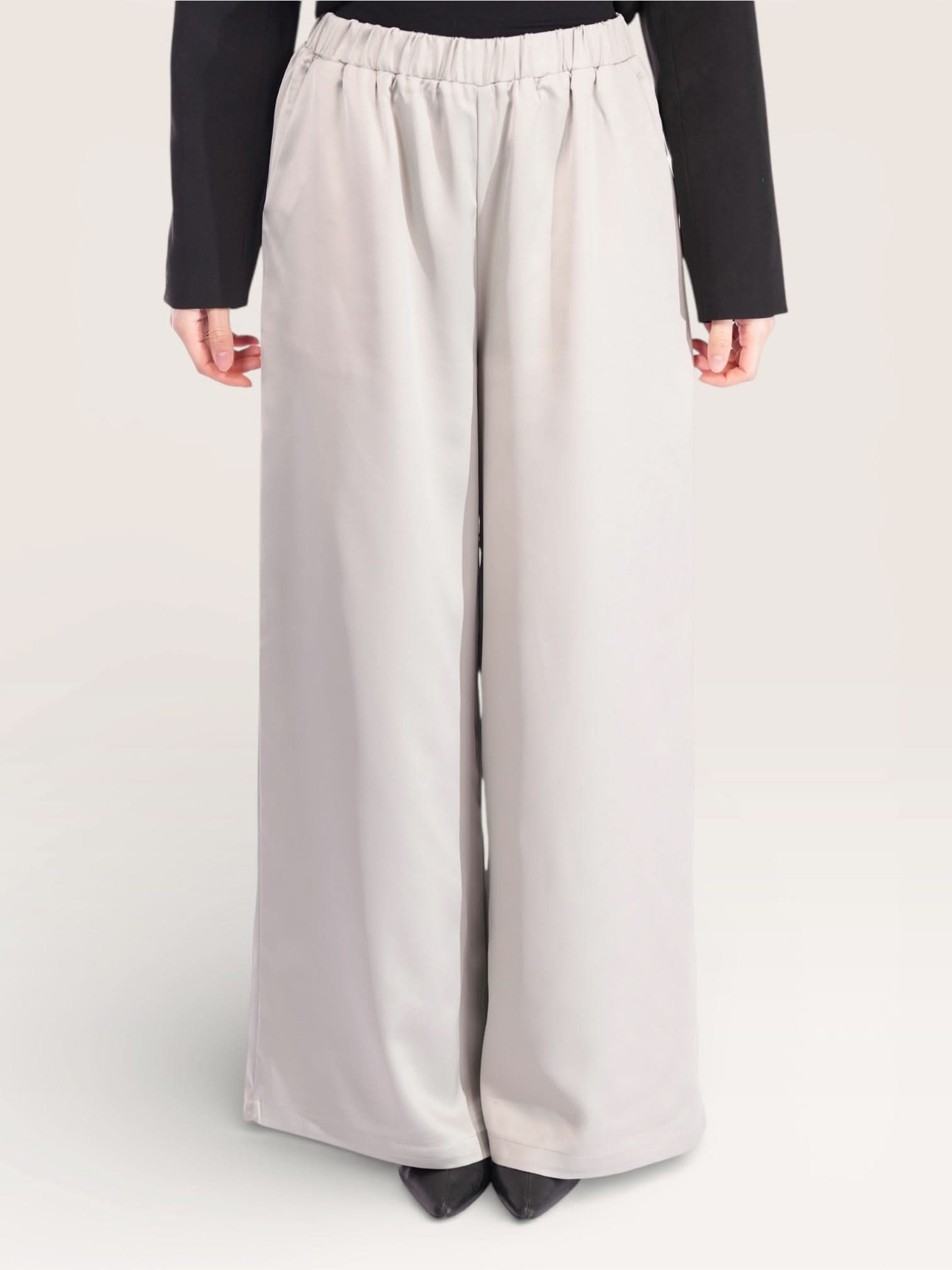 silk muse pants - pistachio - Losyana.Shop