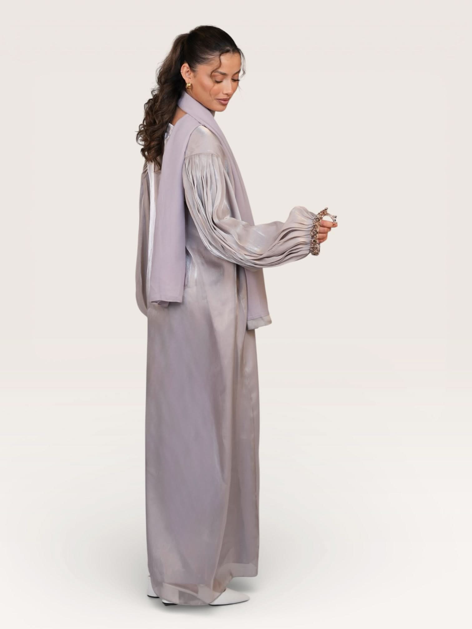 glamour abaya - lavender