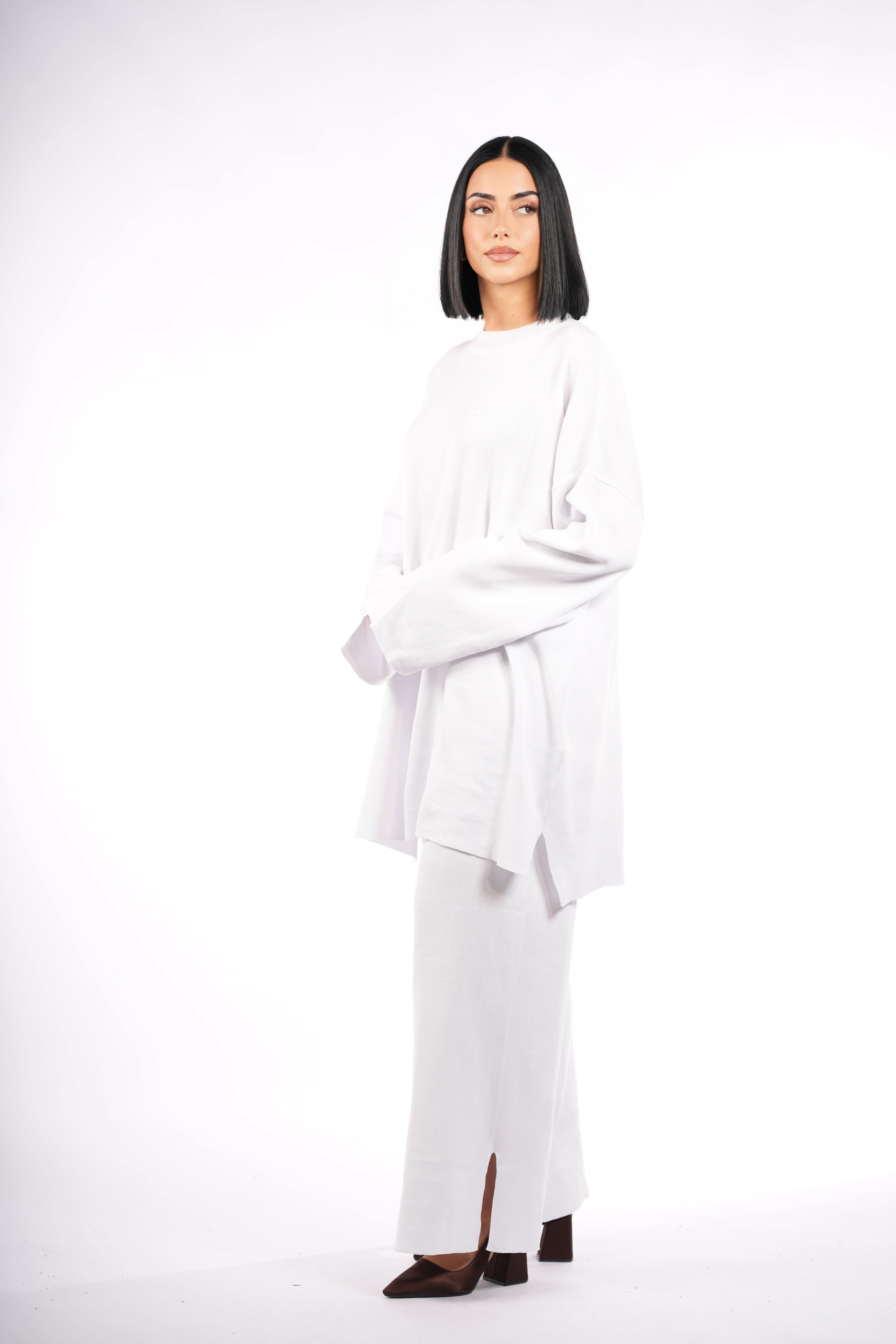 Signature Cotton Set - White - Losyana.Shop