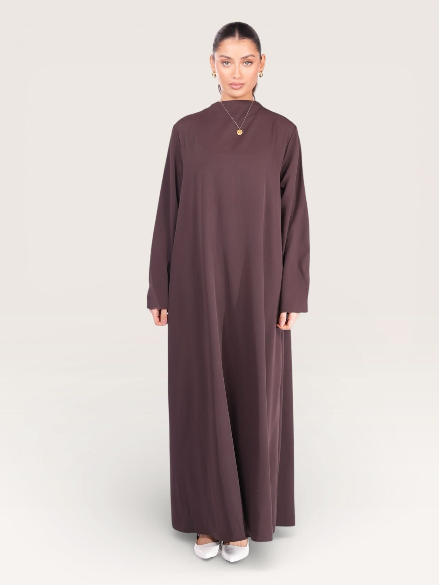 kimono abaya - espresso - Losyana.Shop
