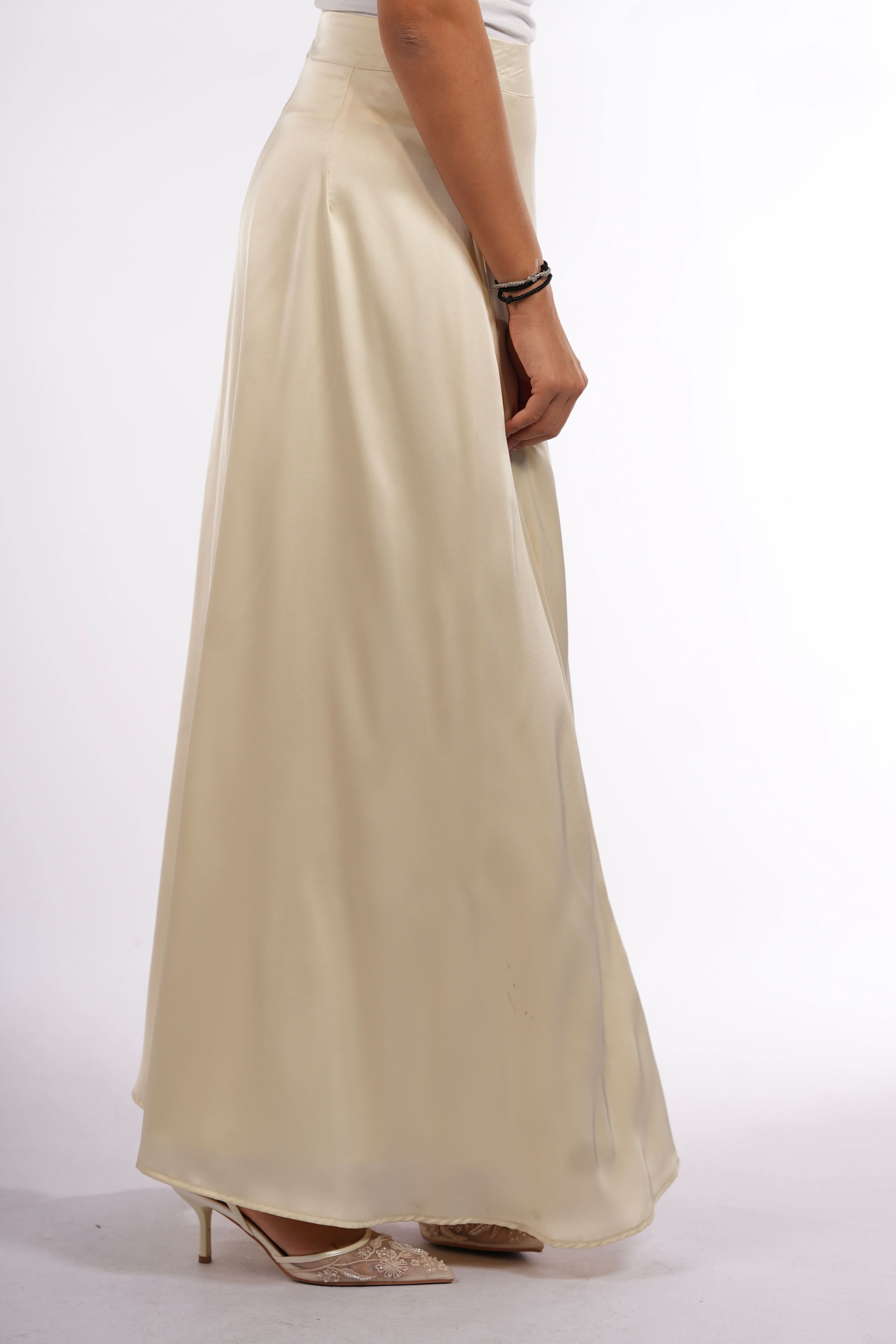 satin poésie - butter yellow - Losyana.Shop