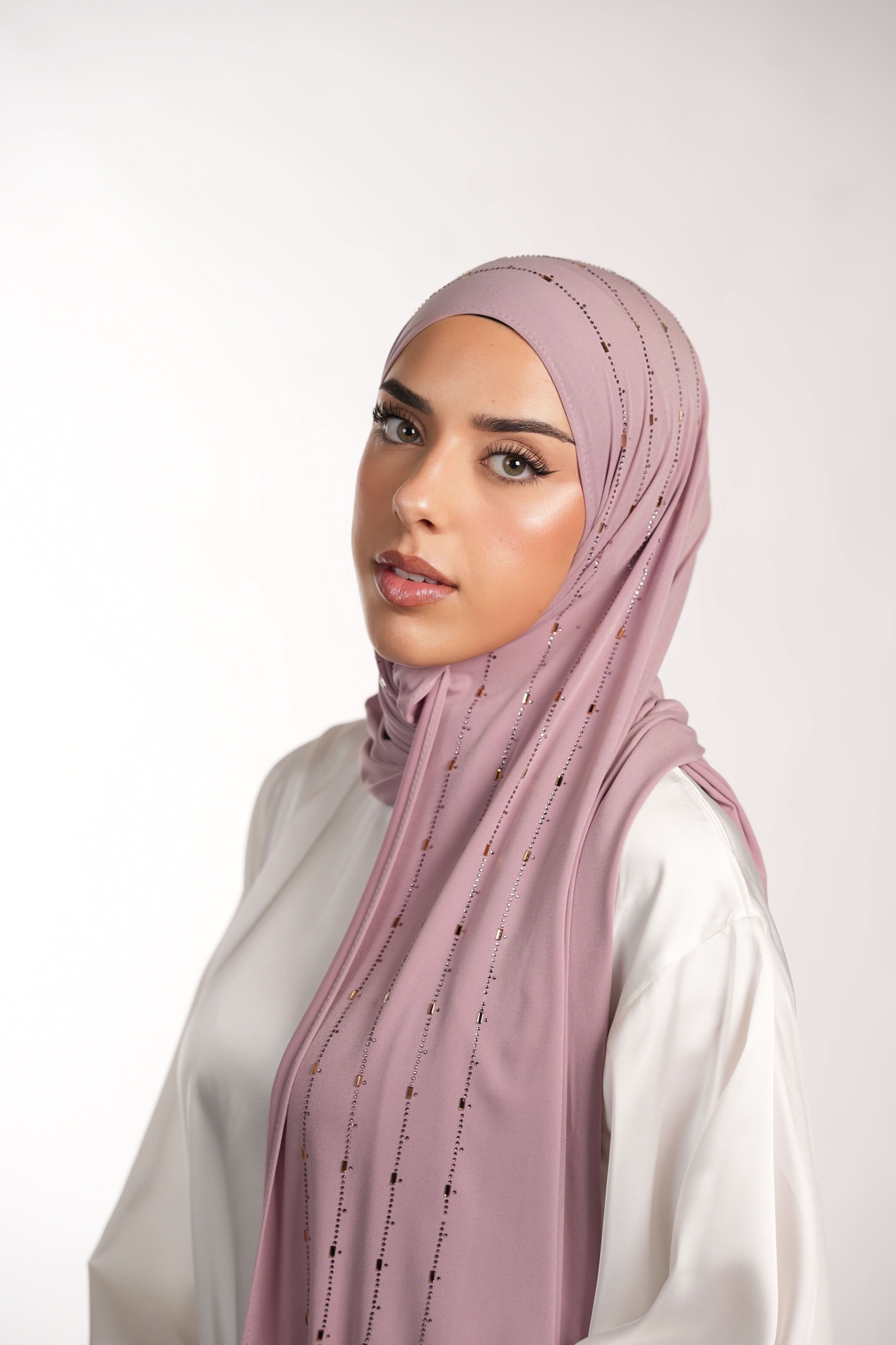 Premium Jersey Strass - rose - Losyana.Shop