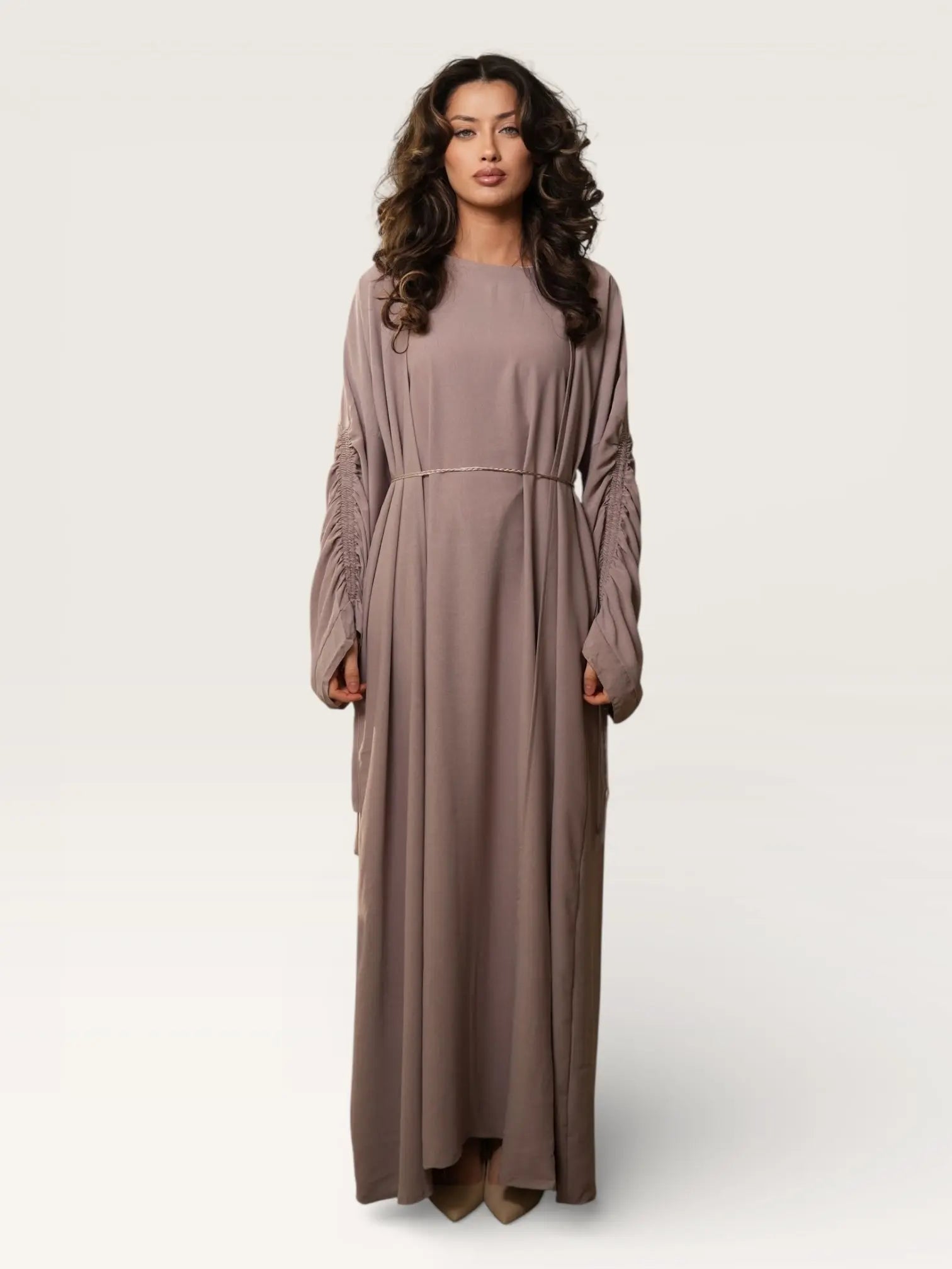 Daily Abaya - almond - Losyana.Shop