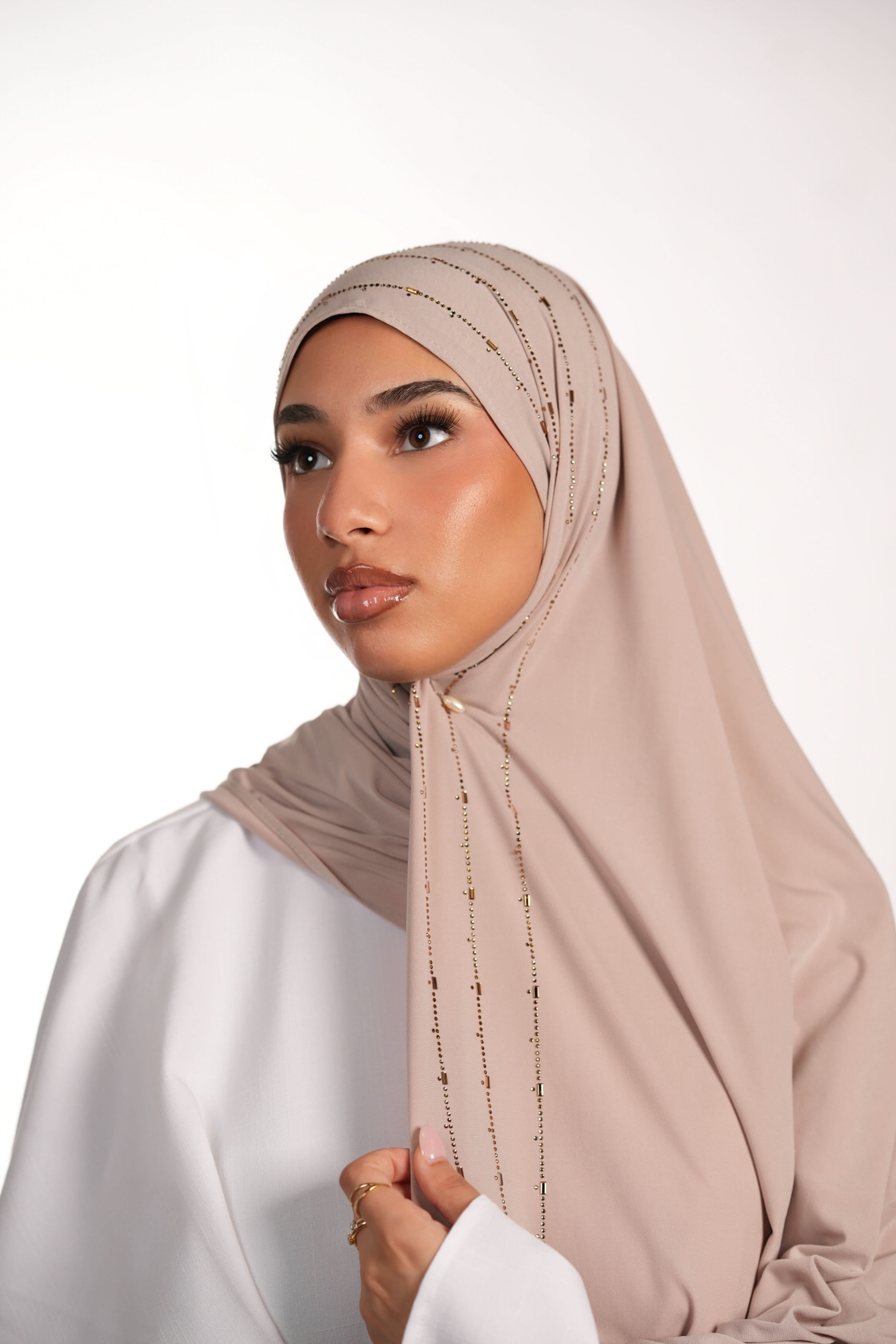 Premium Jersey Strass - nude - Losyana.Shop