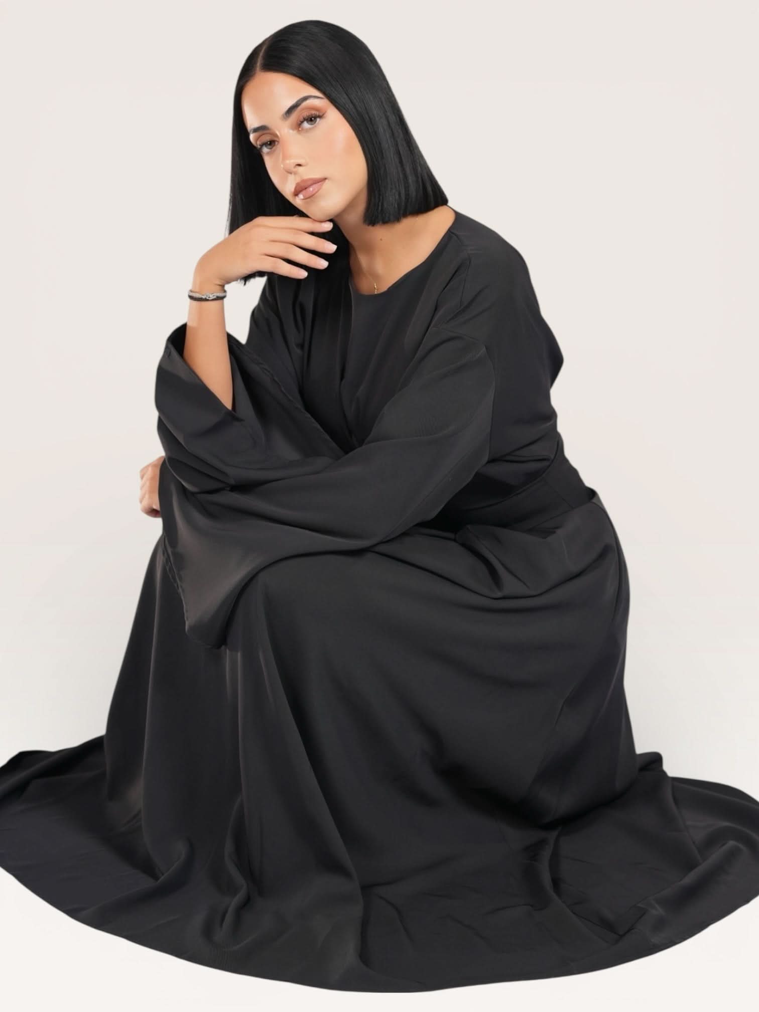 the corset dress - black