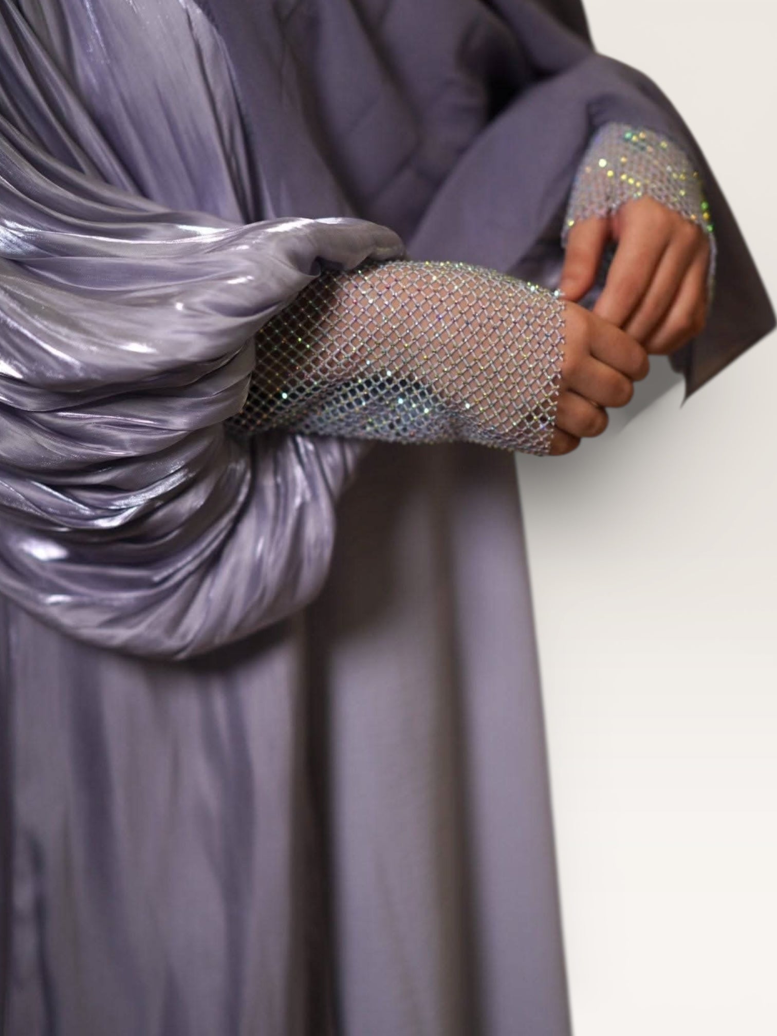 Emirates abaya - lavender