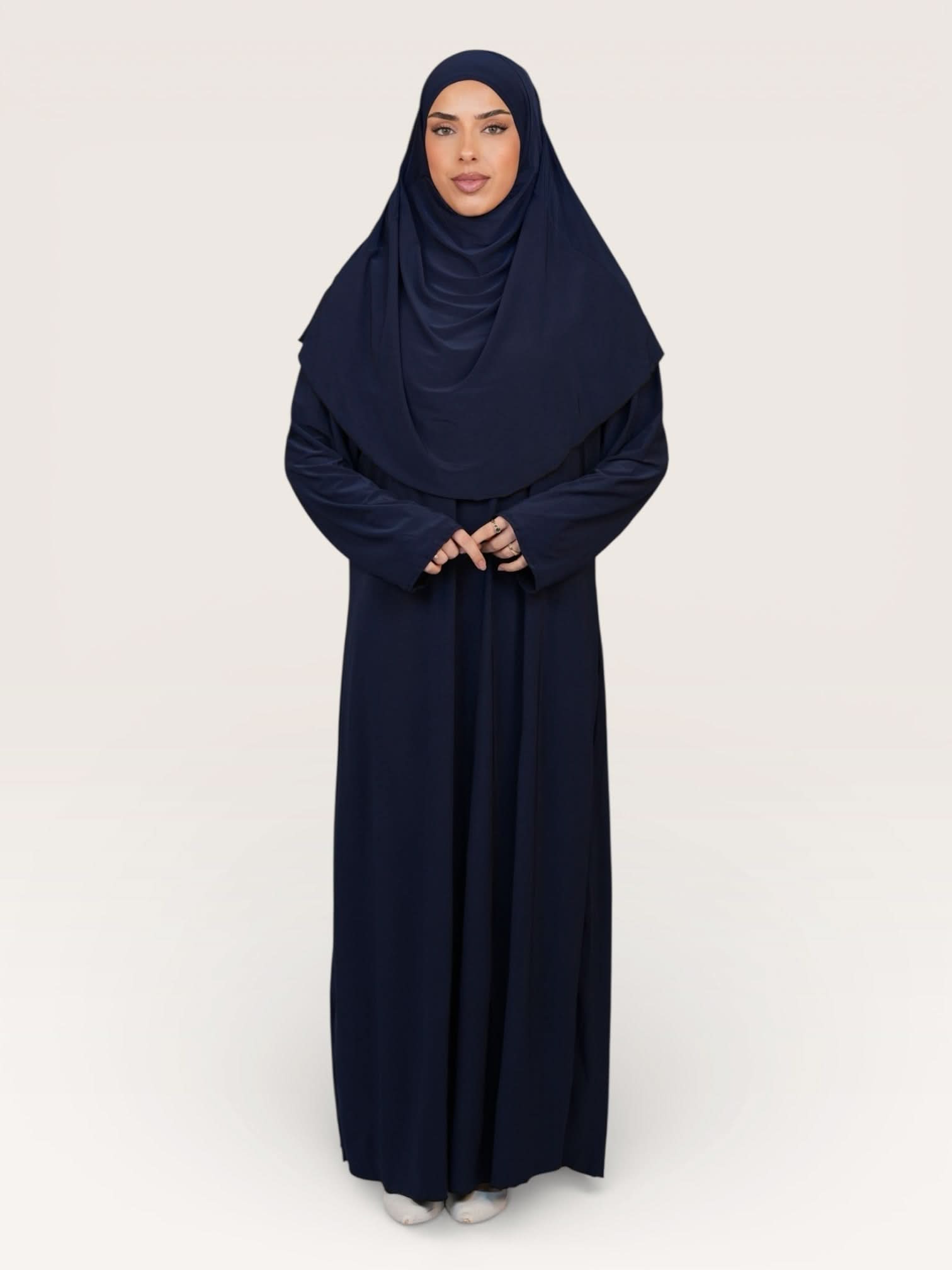 prayer dress premium jersey - navy - Losyana.Shop