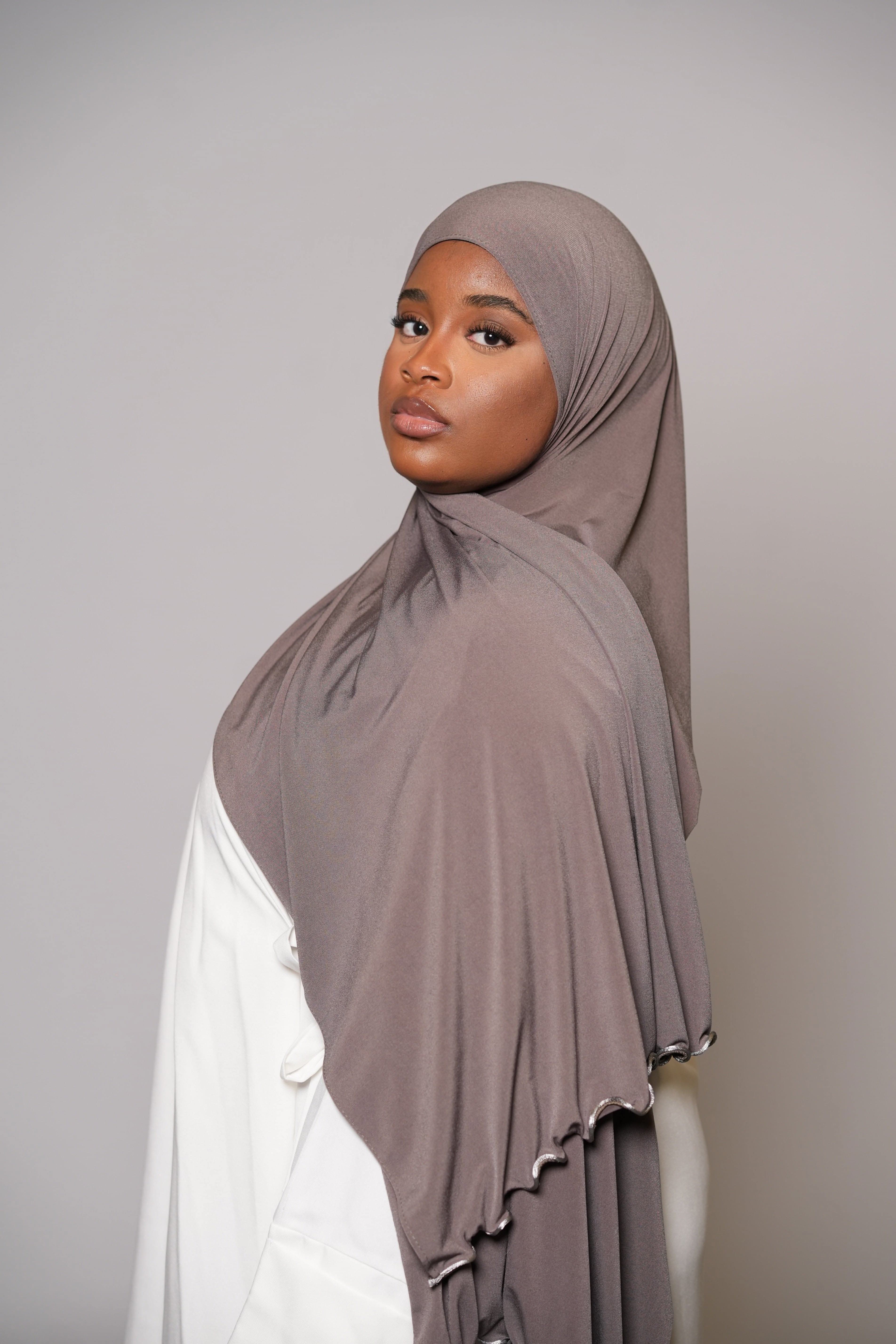 Premium Jersey Line - dark taupe - Losyana.Shop