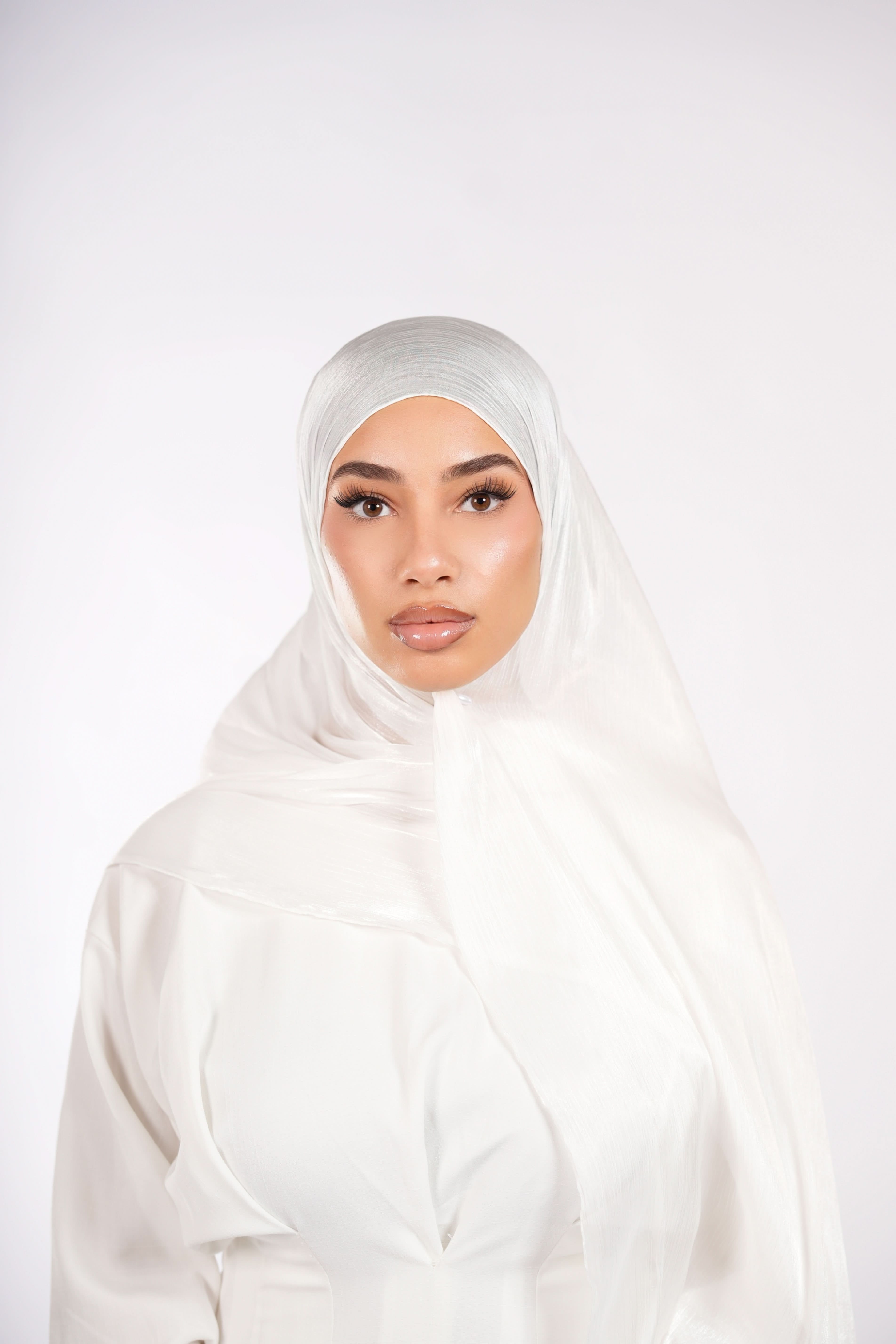 Organza Hijab - White - Losyana.Shop