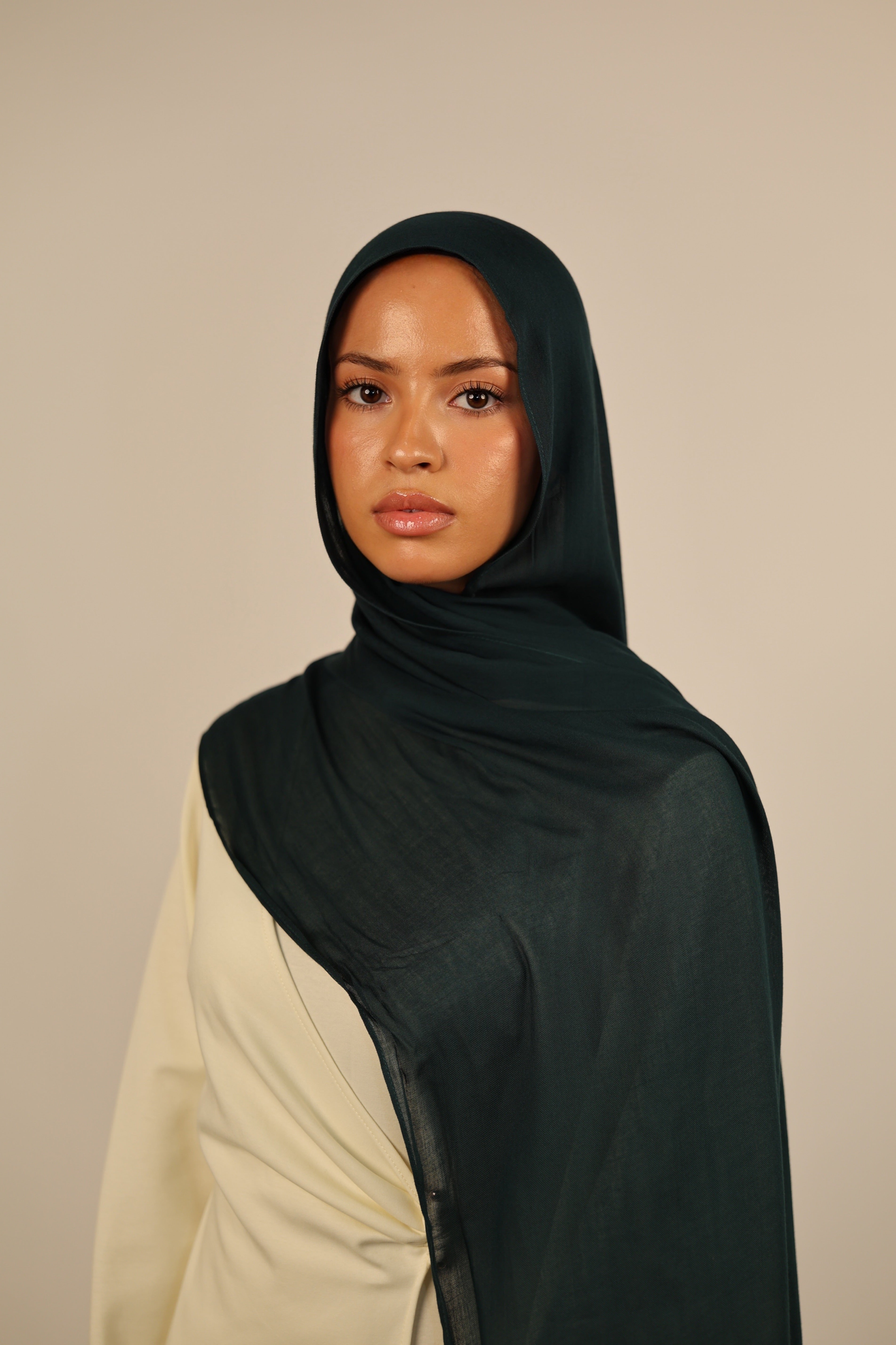 Lightweight Modal Hijab - Teal Green