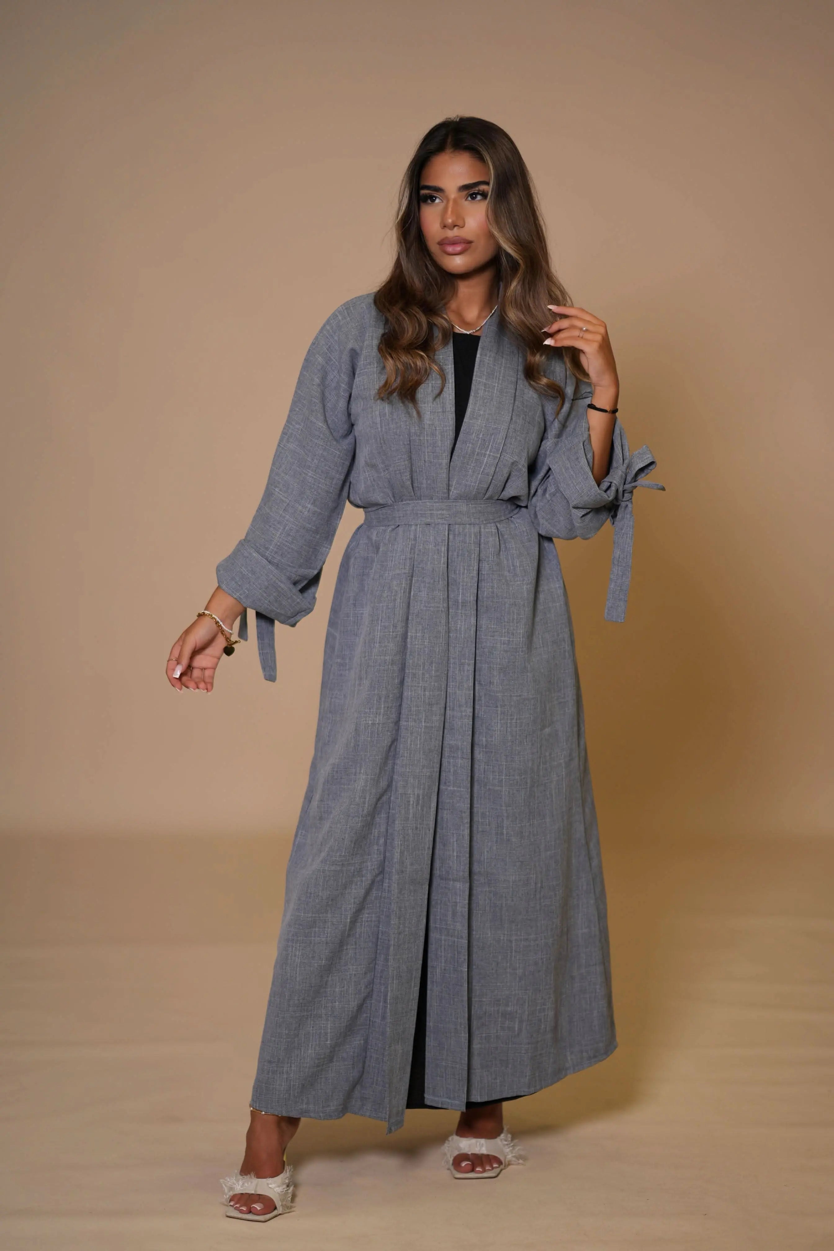 Dubai Linen Set - blue grey Dubai Linen Set - blue grey