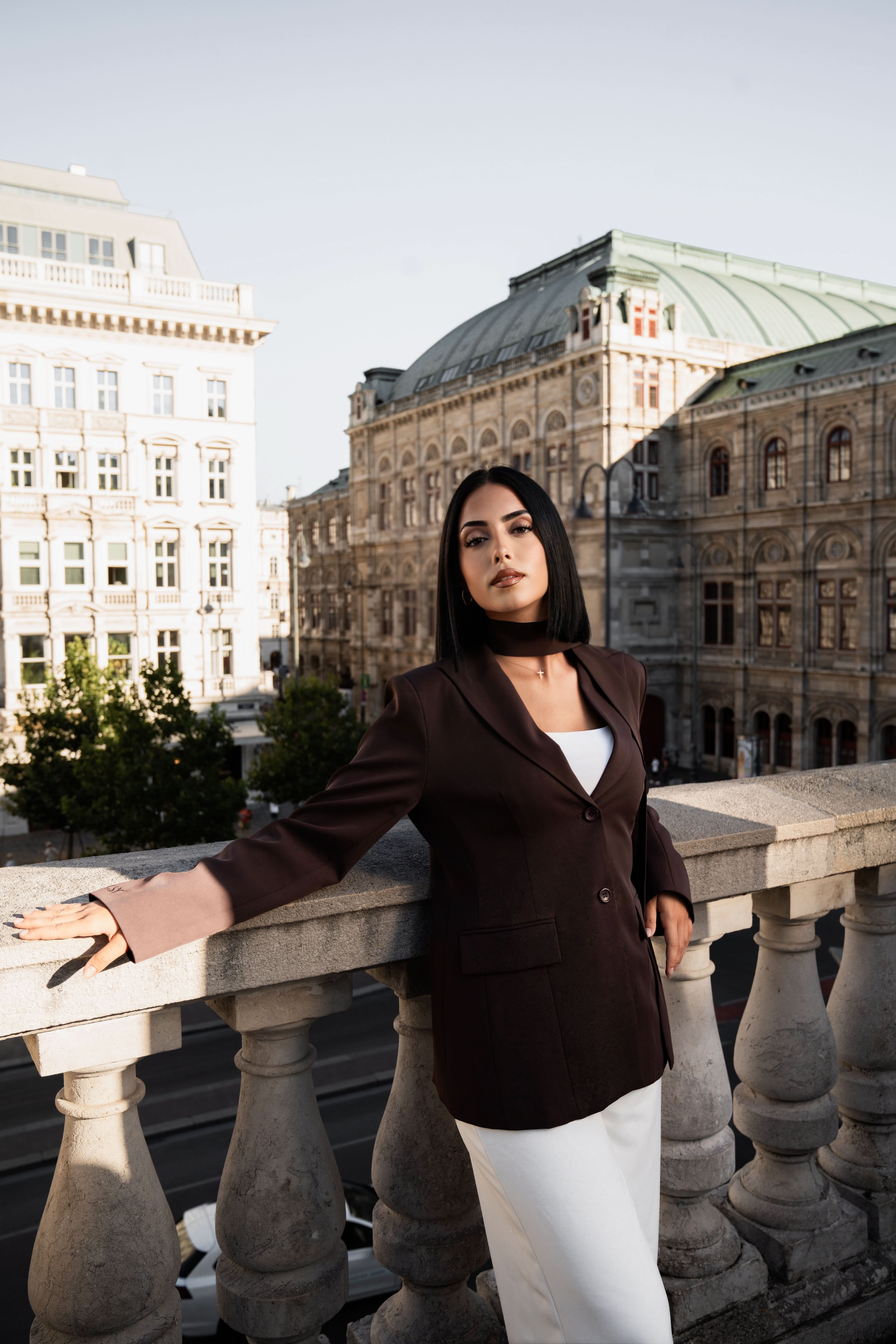 the palais blazer - espresso - Losyana.Shop