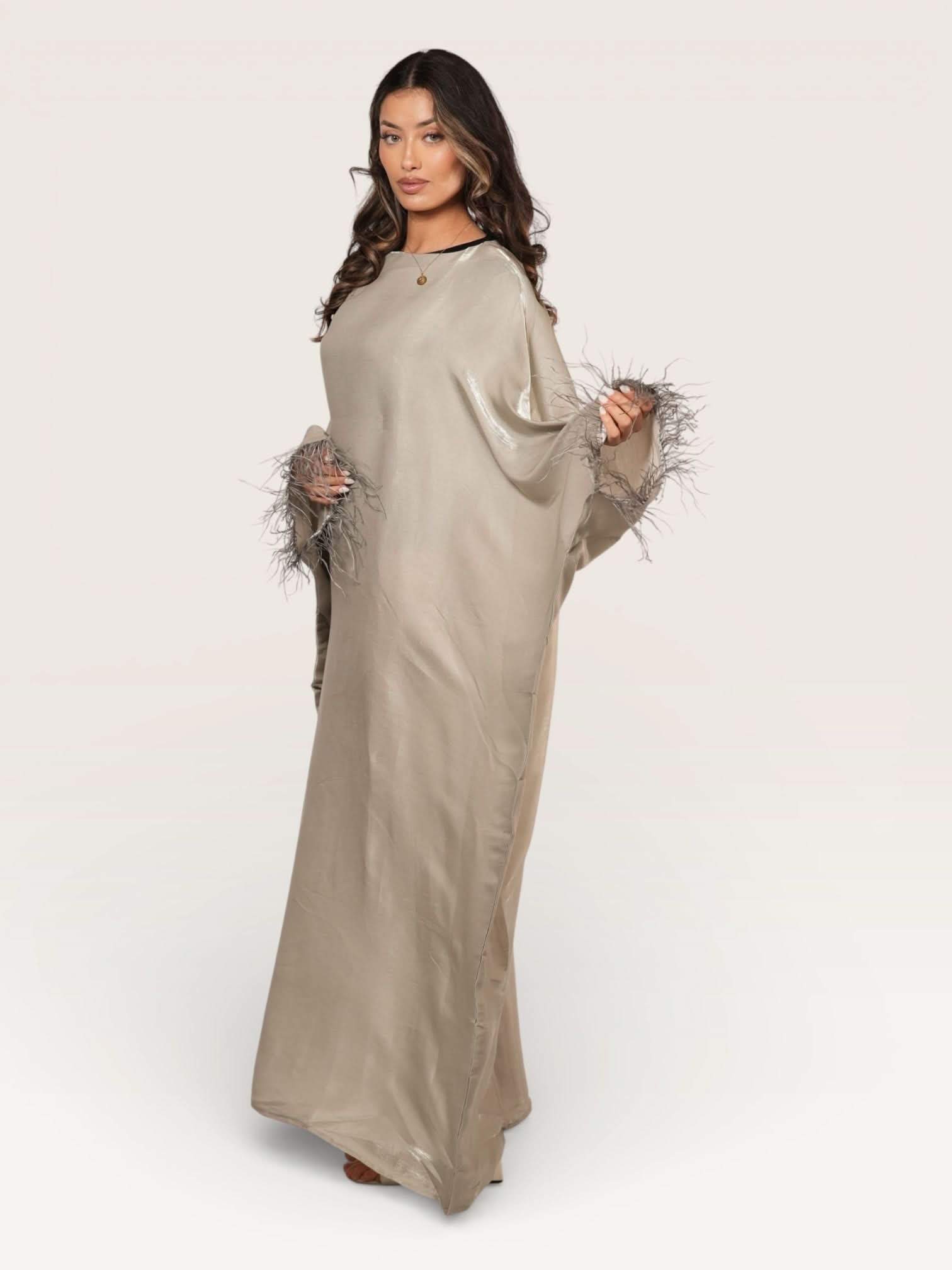 Farasha abaya - pistachio