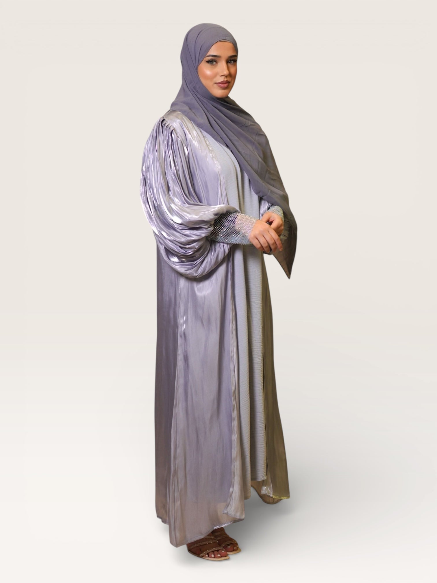 Abaya des Émirats - lavande