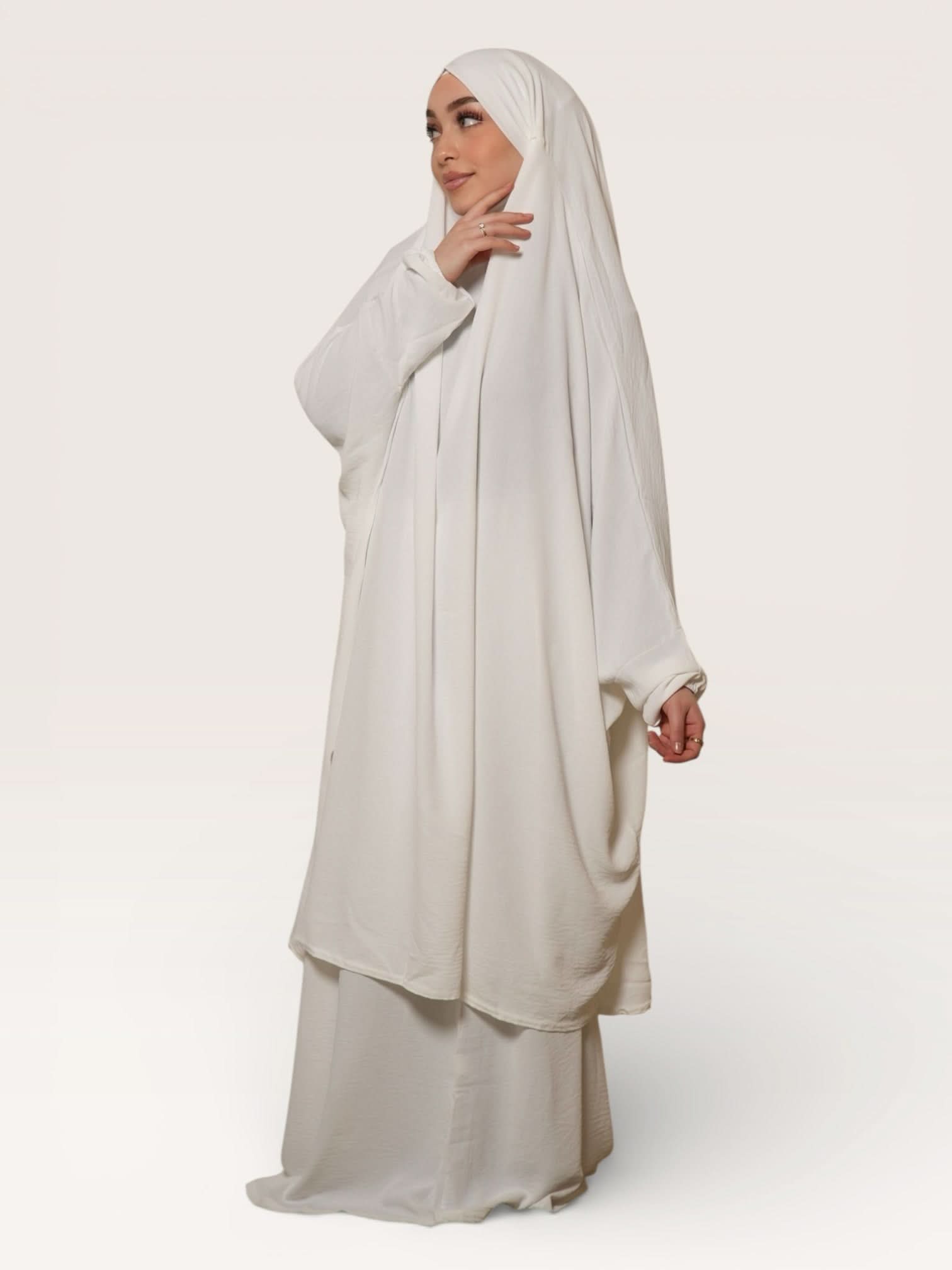 Jazz Jilbab - Off White - Losyana.Shop