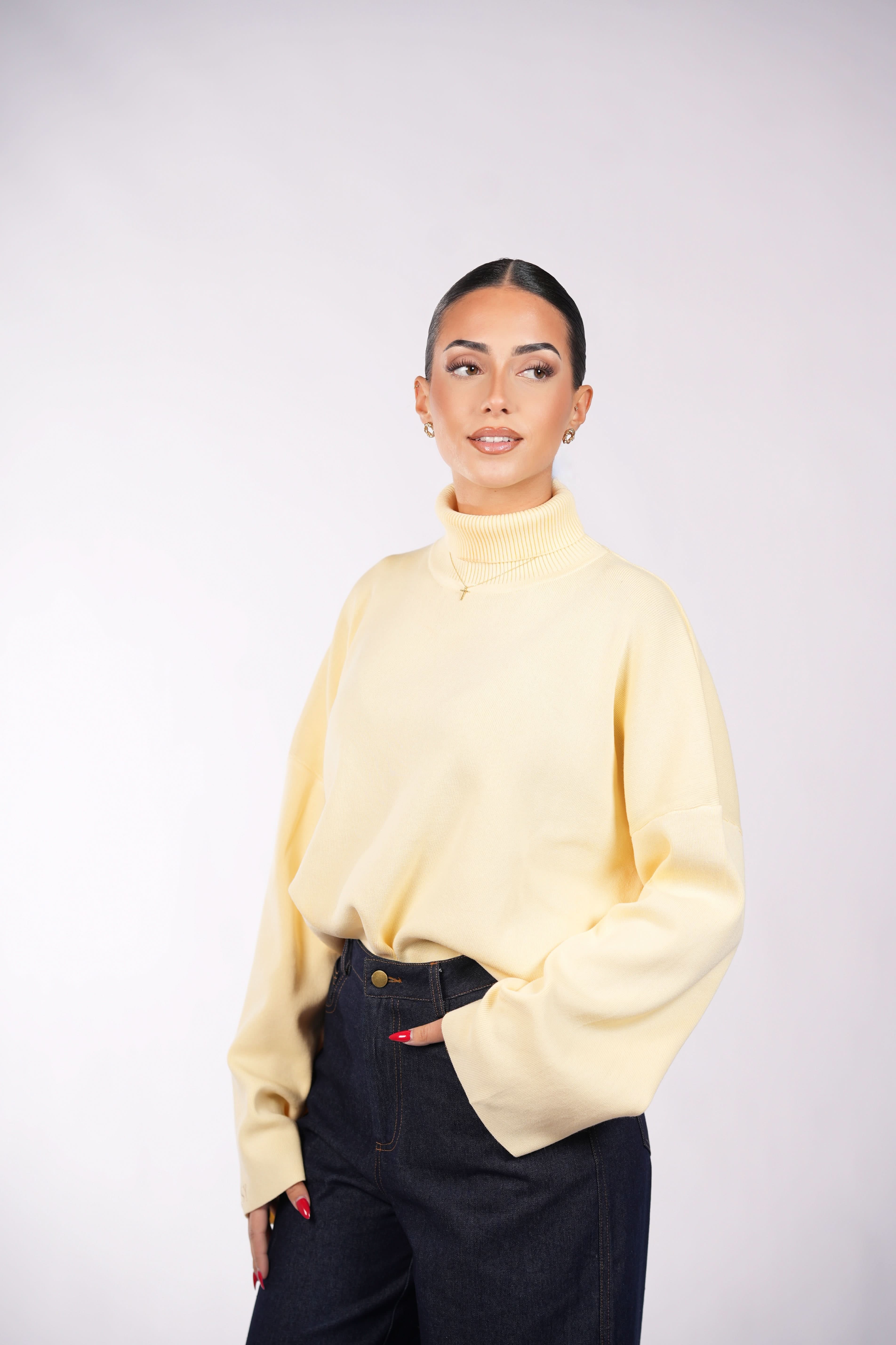 vienna luxury knit - butter yellow