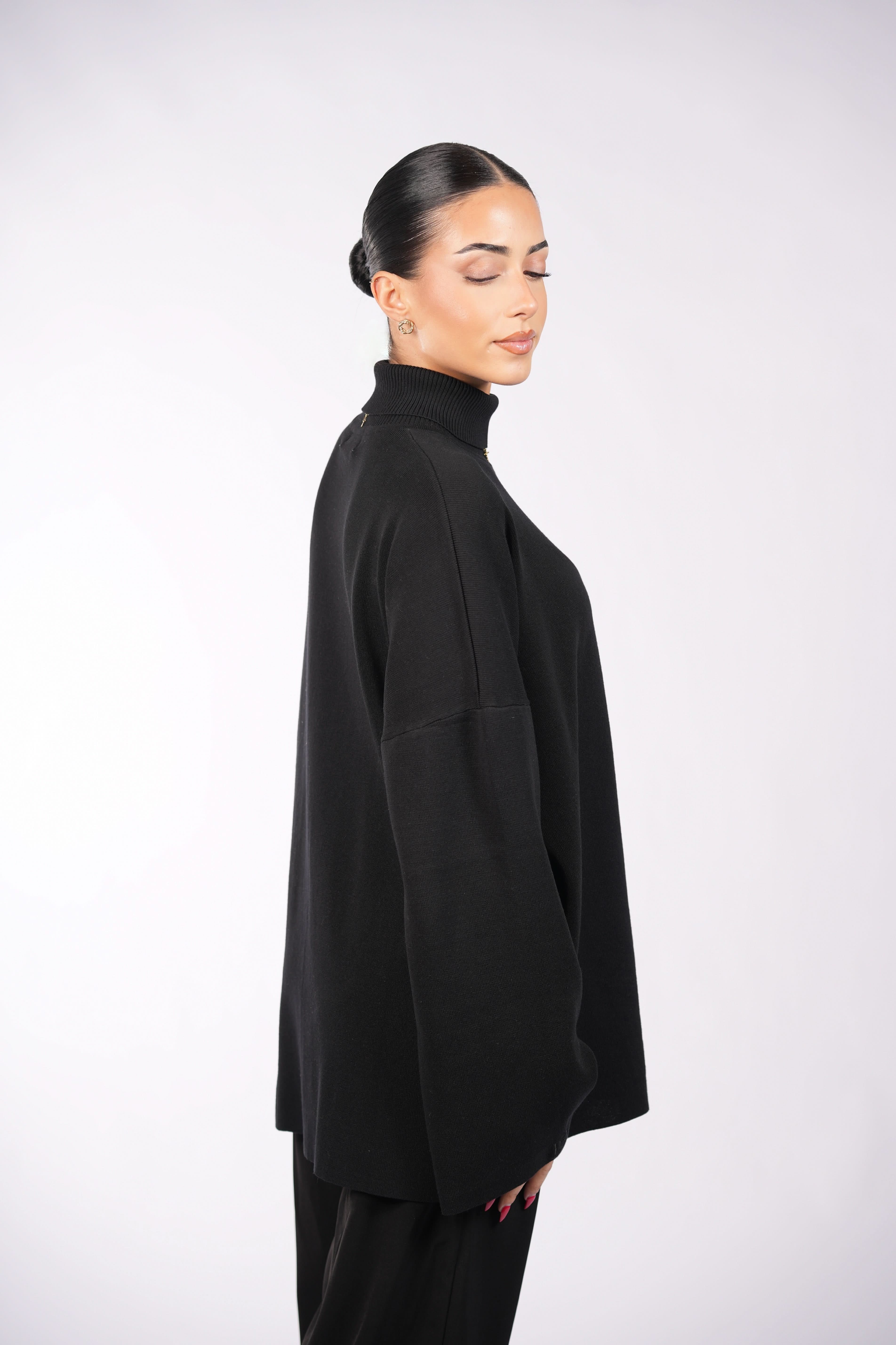 vienna luxury knit - black