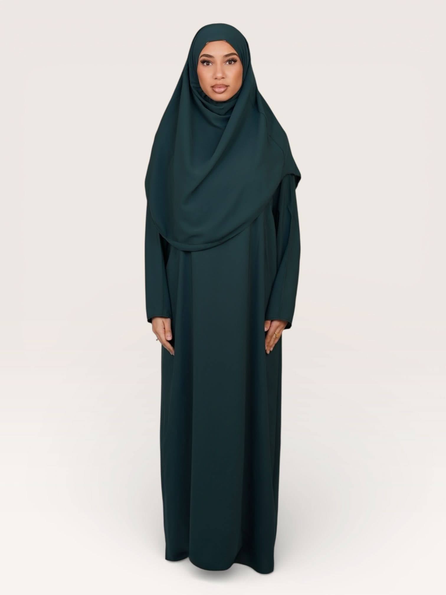 prayer dress medina - royal green - Losyana.Shop