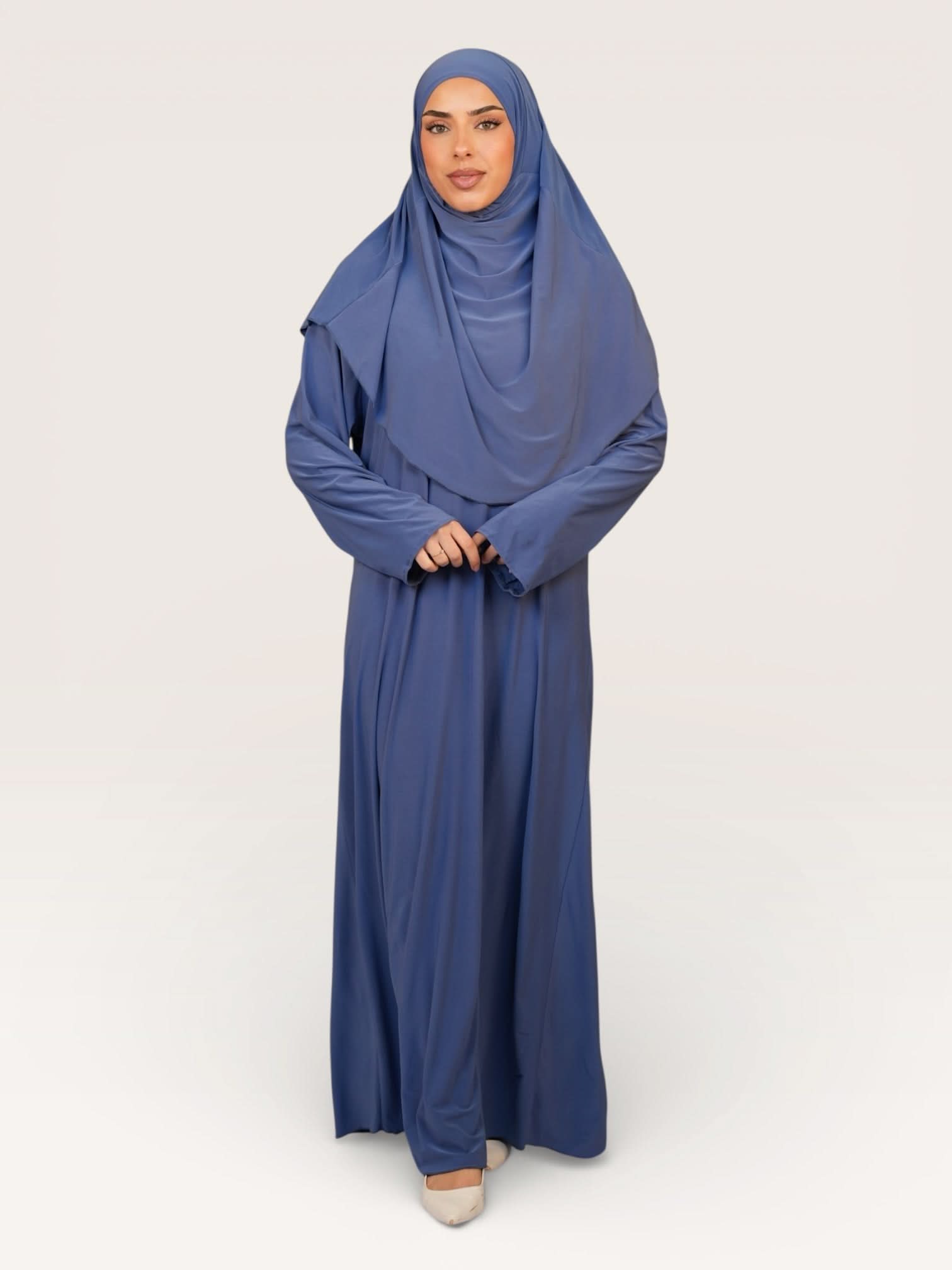 prayer dress premium jersey - blue - Losyana.Shop