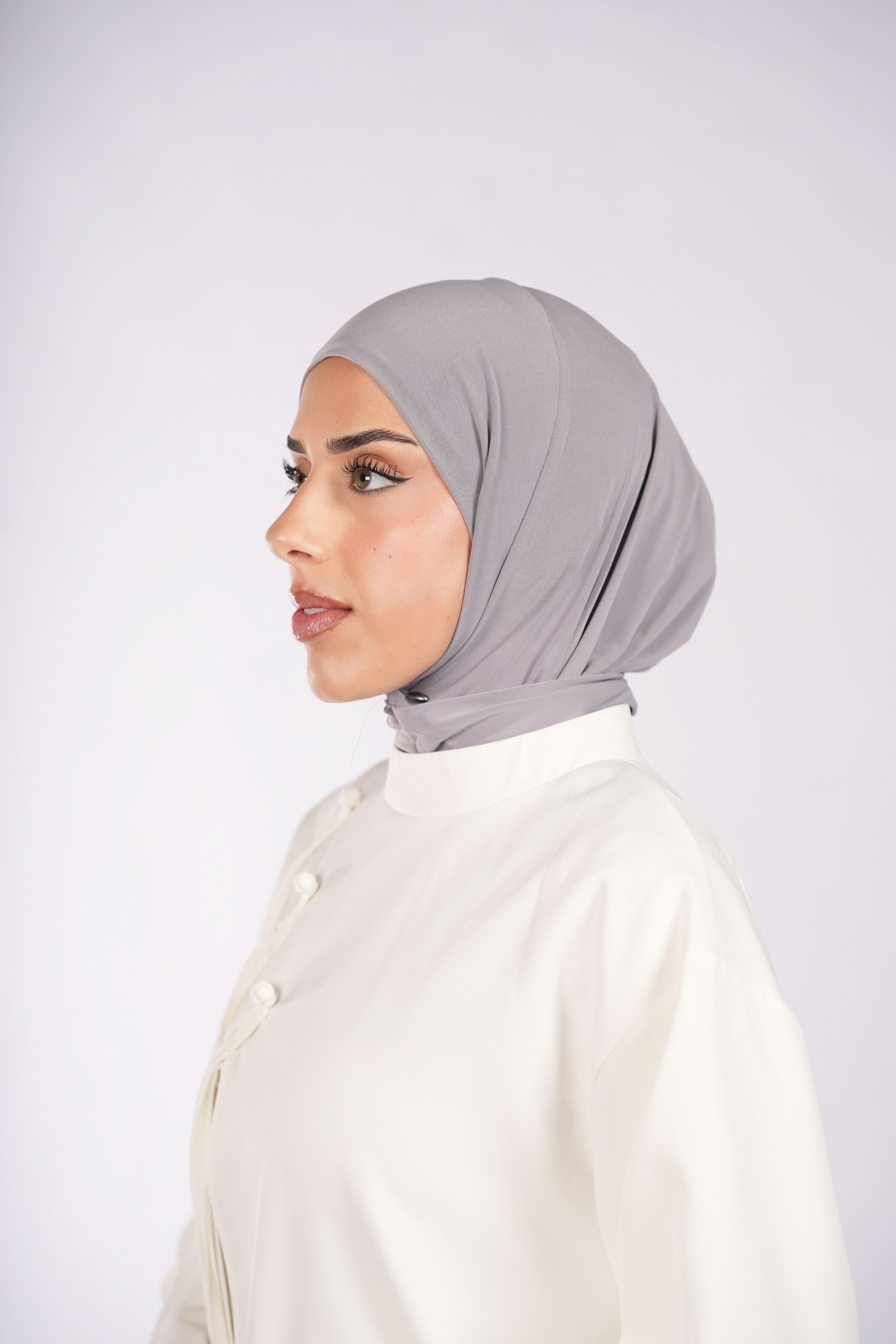 Instant Hijab - light grey